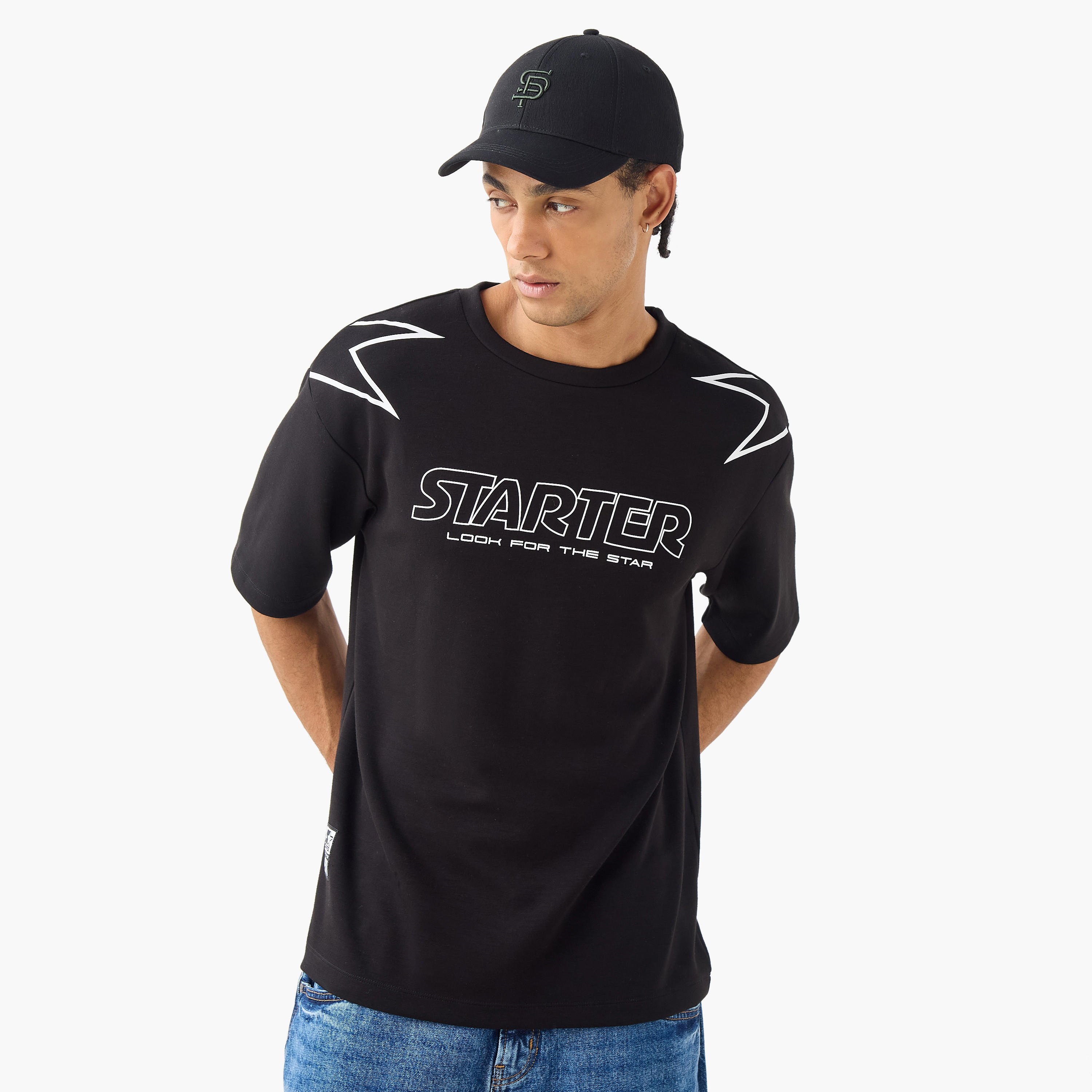 Starter Logo Detail T-shirt-men-clothing-tshirtsandpolos-tshirts-image-1