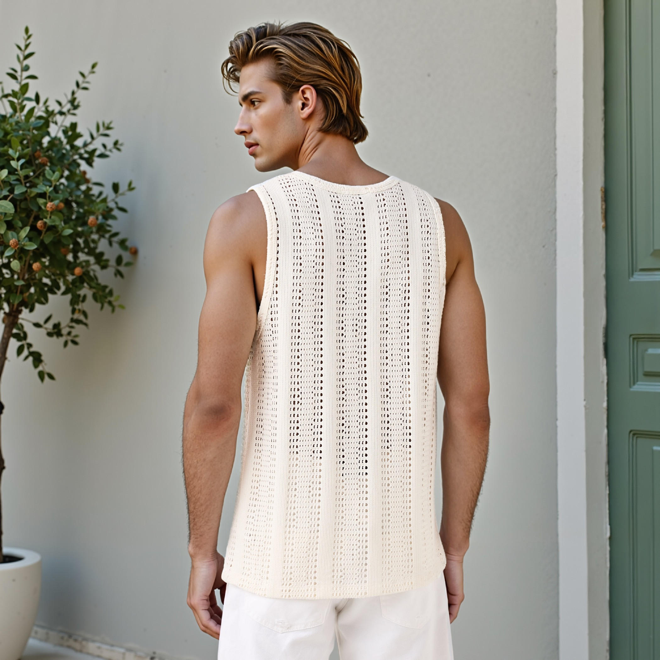 Crochet Textured Vest-men-clothing-tshirtsandpolos-vests-image-3