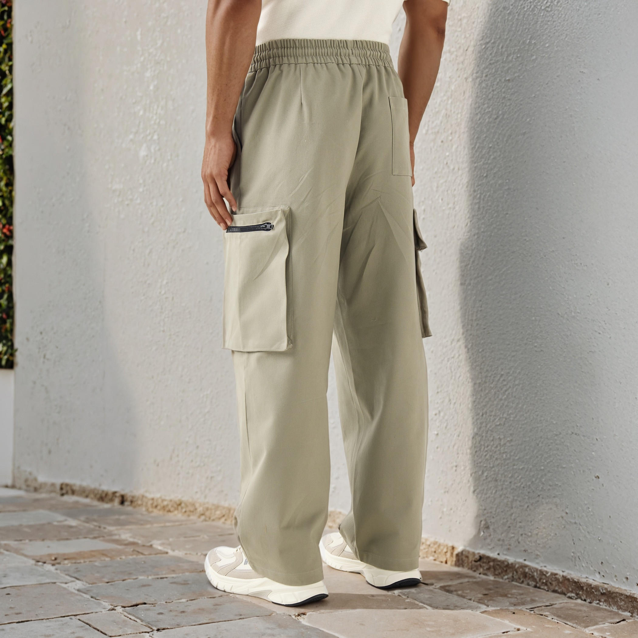 Flexi Waist Cargo Pants with Drawstring Closure-men-clothing-bottoms-joggers-image-3