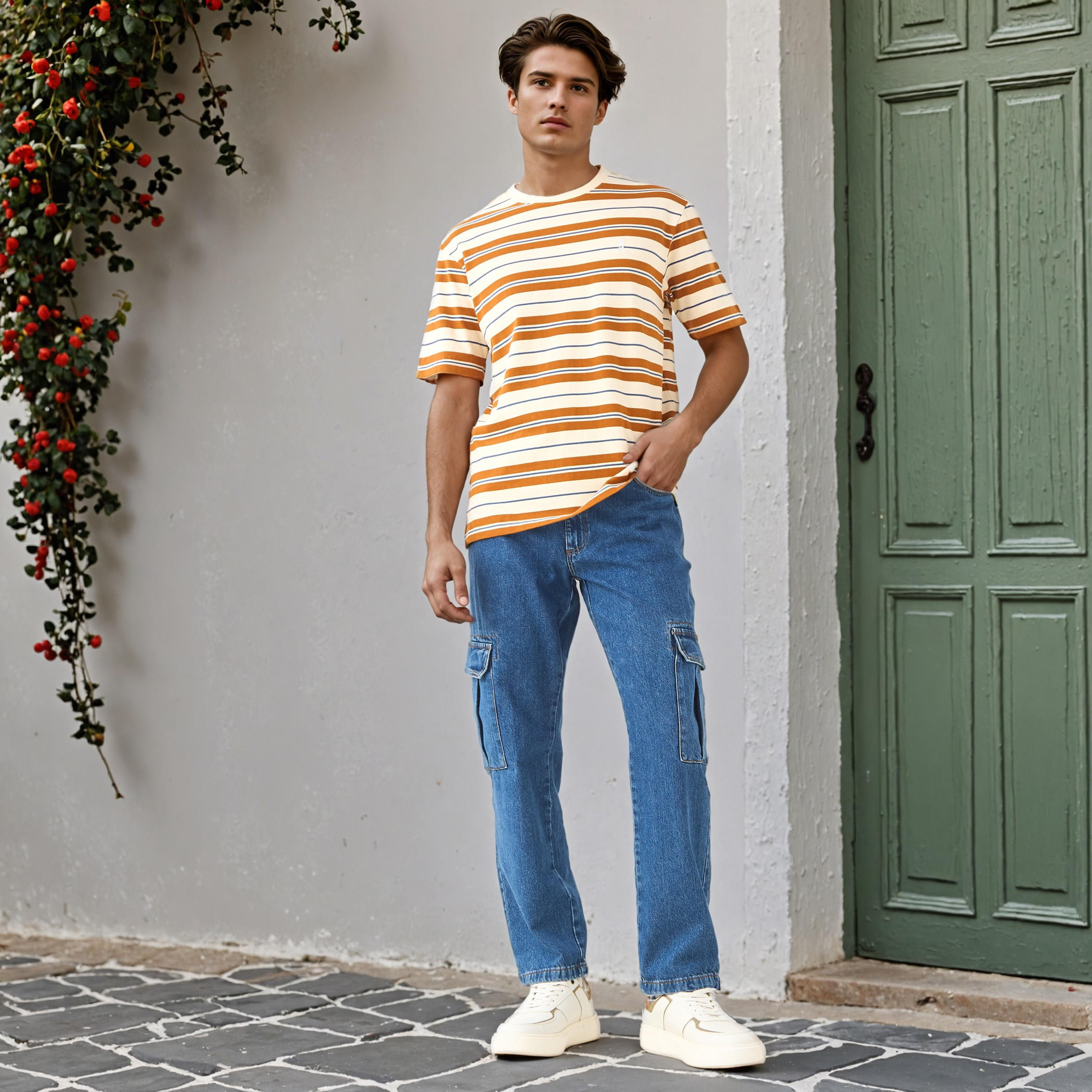 تيشيرت مقلم-men-clothing-tshirtsandpolos-tshirts-image-2