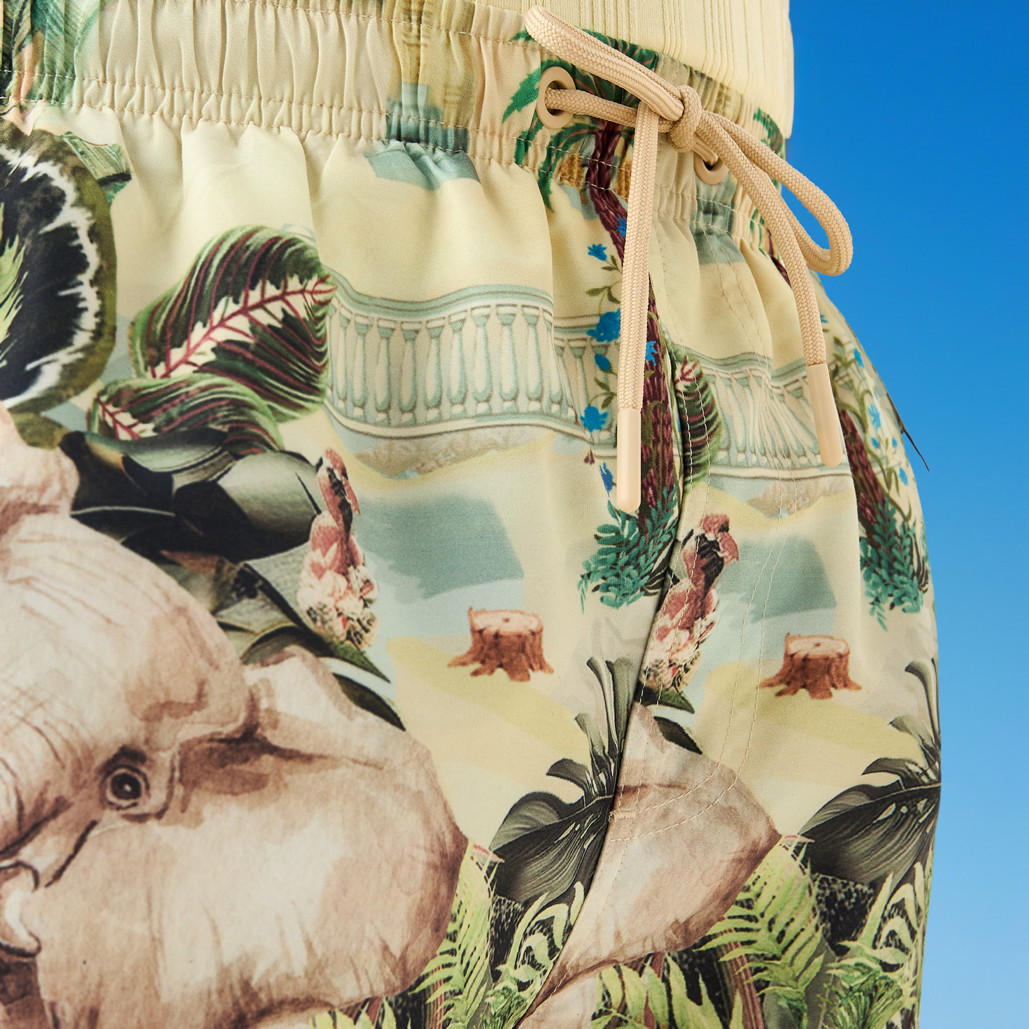 All-Over Jungle Print Swim Shorts with Drawstring Closure-sports-men-clothing-swimwear-image-6