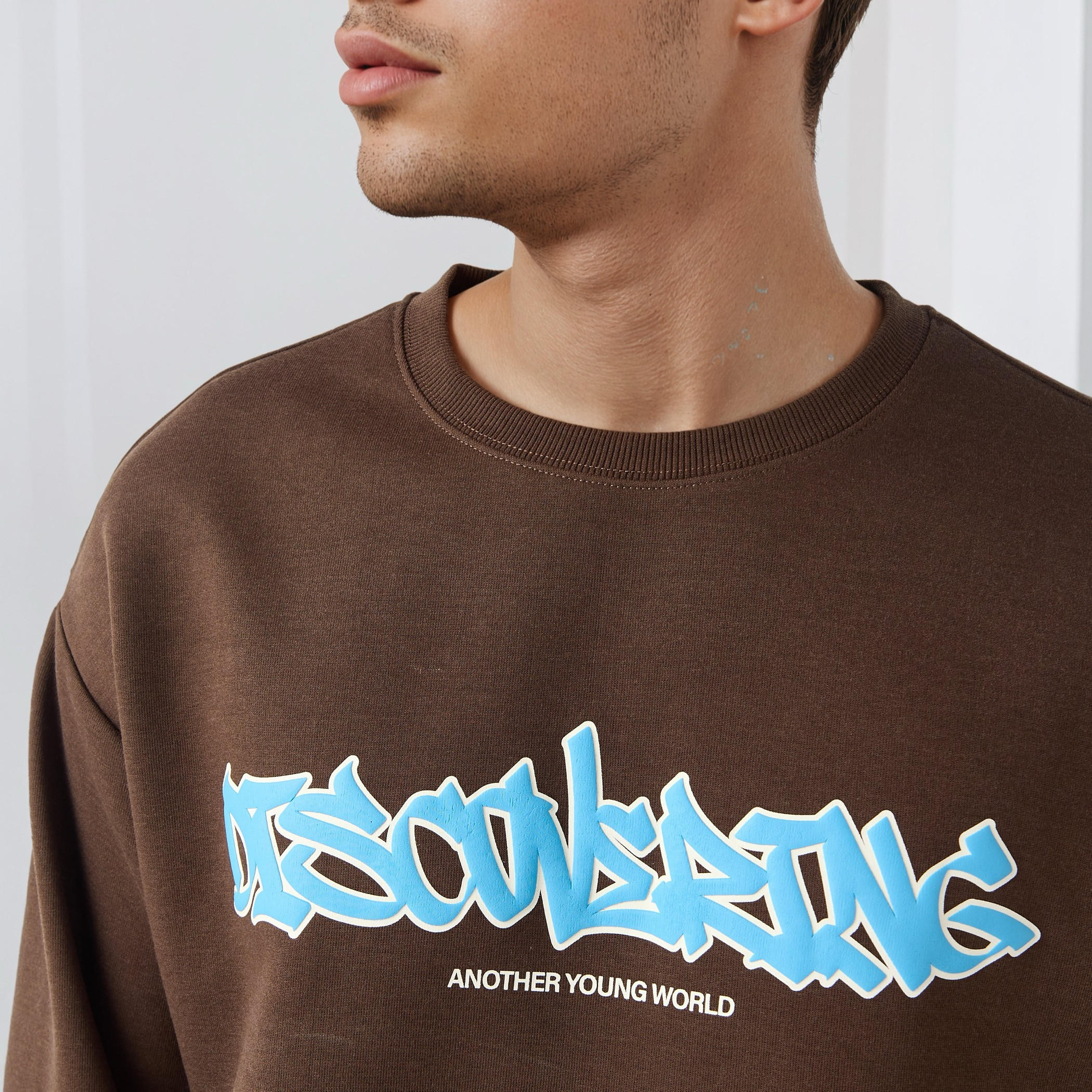 Printed Oversized French Terry Sweatshirt-men-winterwear-hoodiesandsweatshirts-image-4