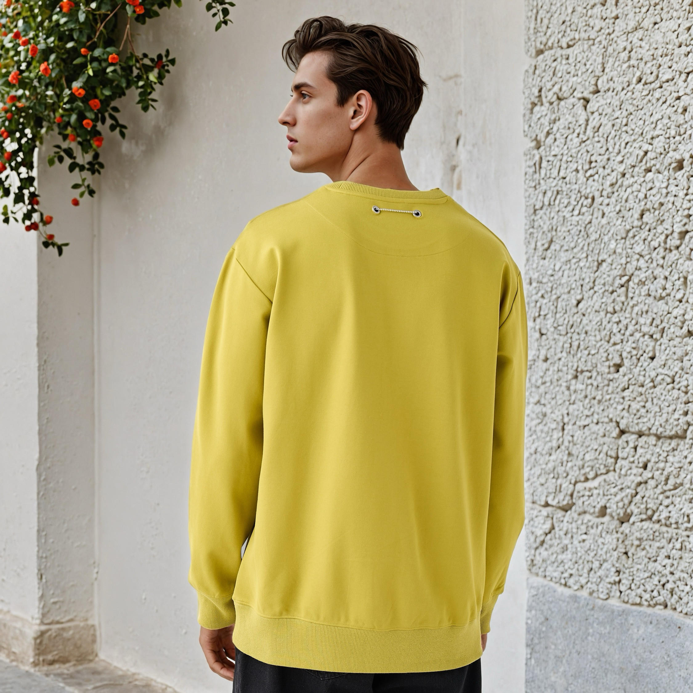 Relaxed Fit Sweatshirt-men-winterwear-hoodiesandsweatshirts-image-3