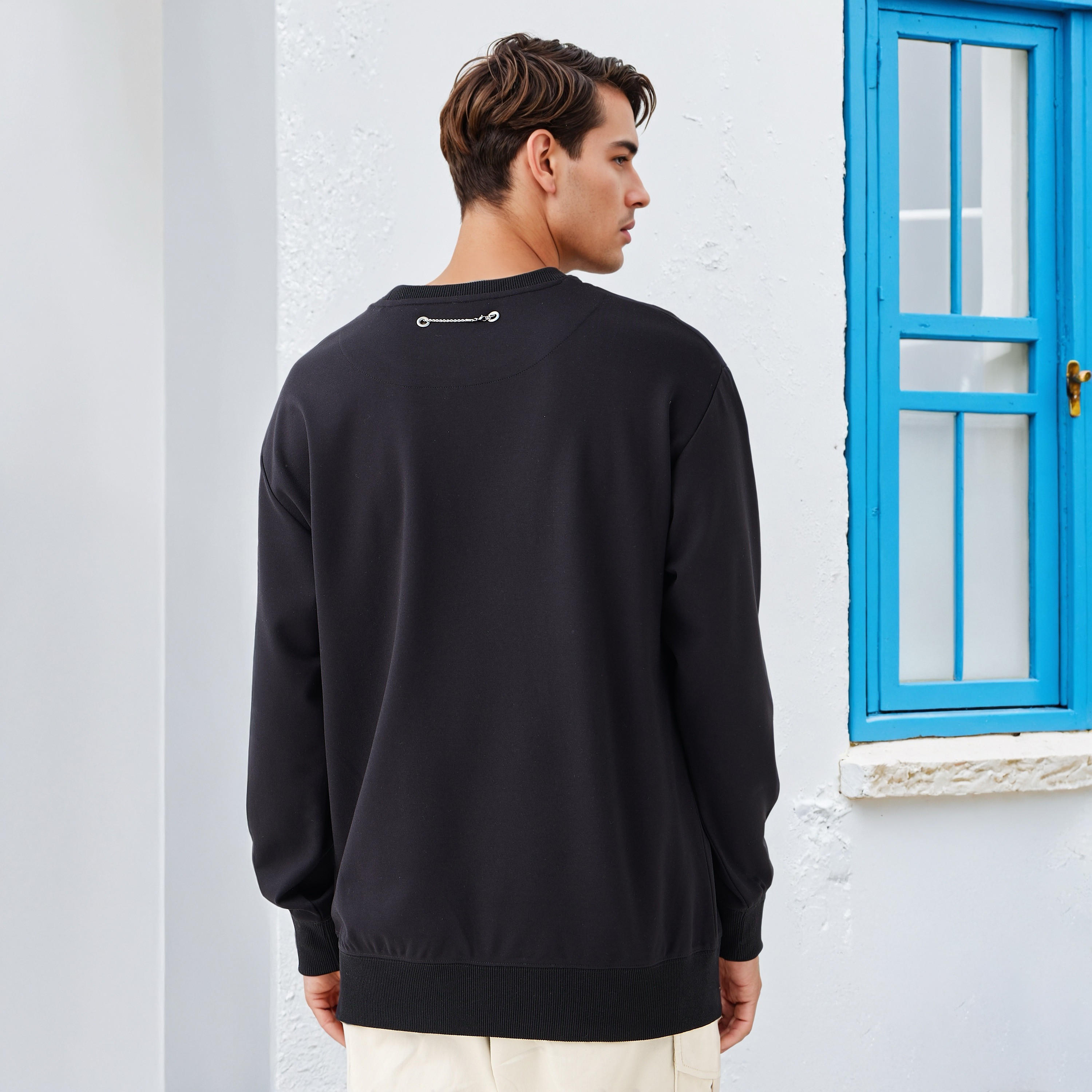 Relaxed Fit Sweatshirt-men-winterwear-hoodiesandsweatshirts-image-3