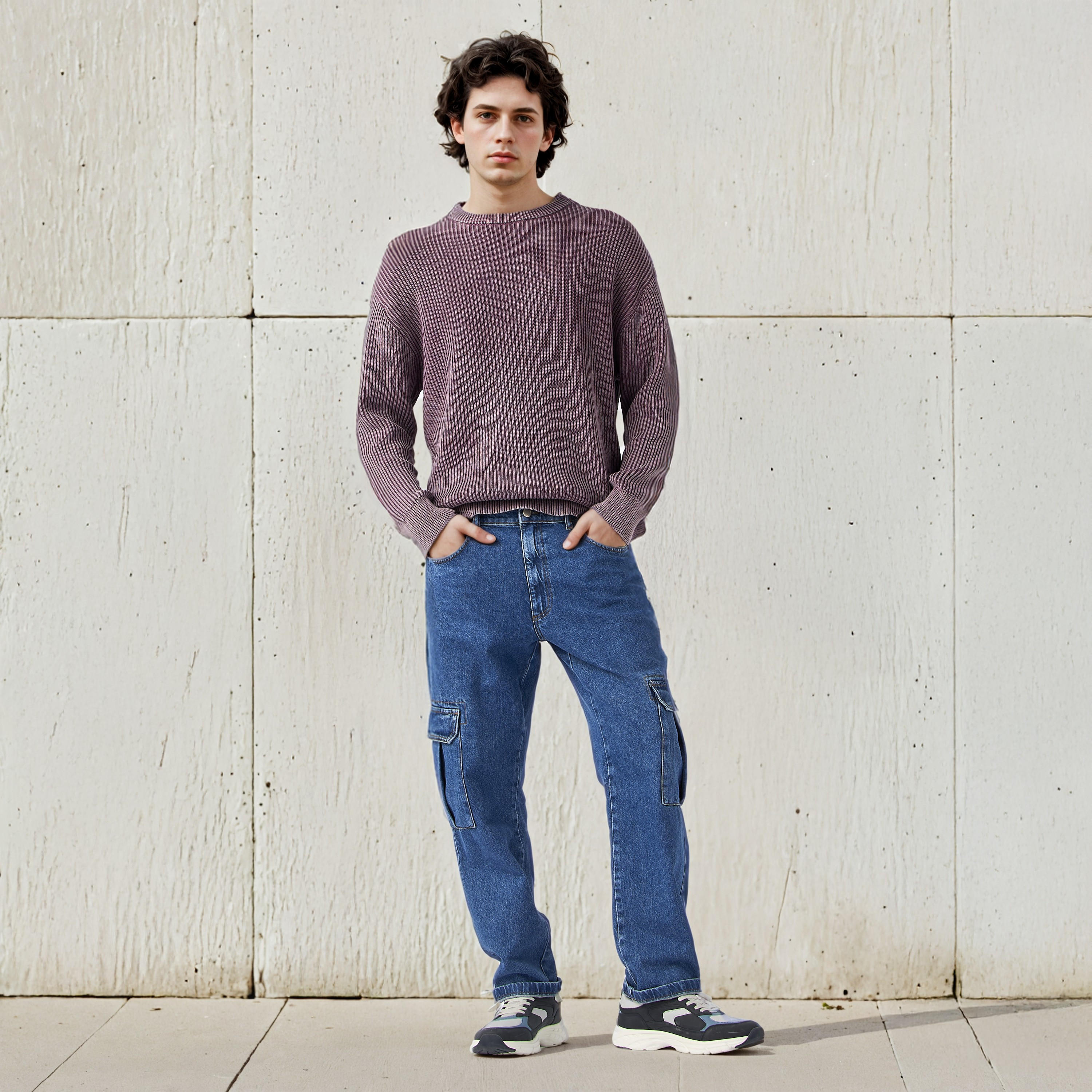 كنزة بارزة الملمس-men-clothing-sweatersandpullovers-image-2