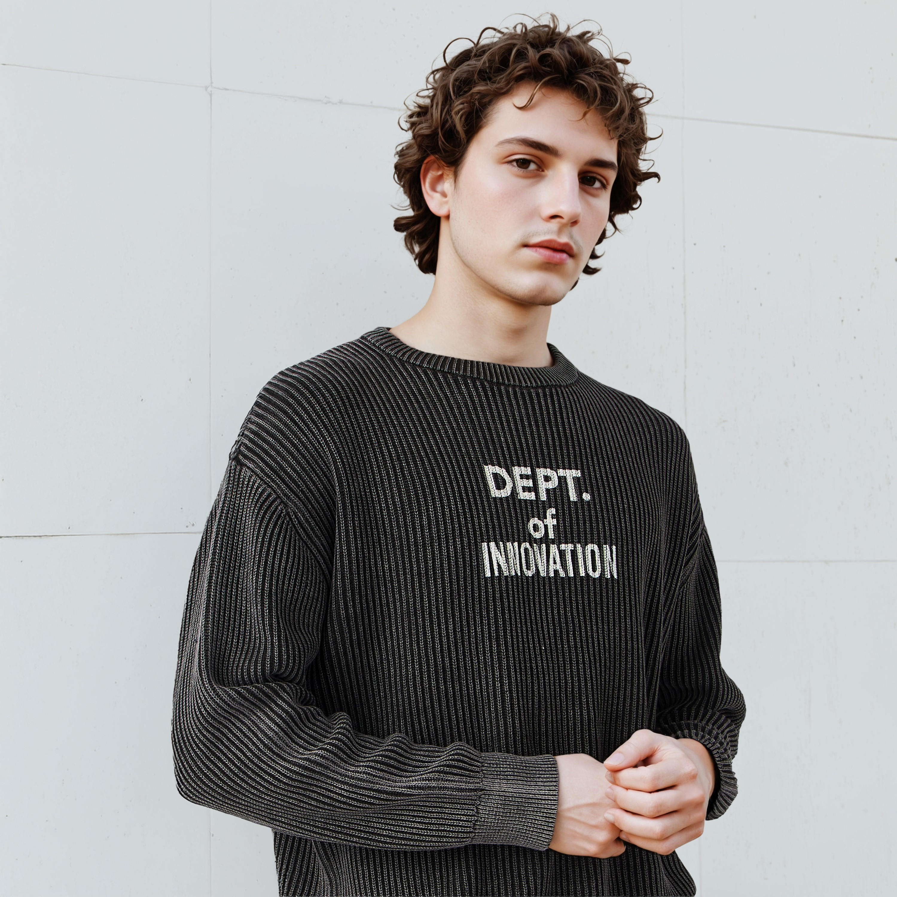 كنزة بارزة الملمس-men-clothing-sweatersandpullovers-image-2
