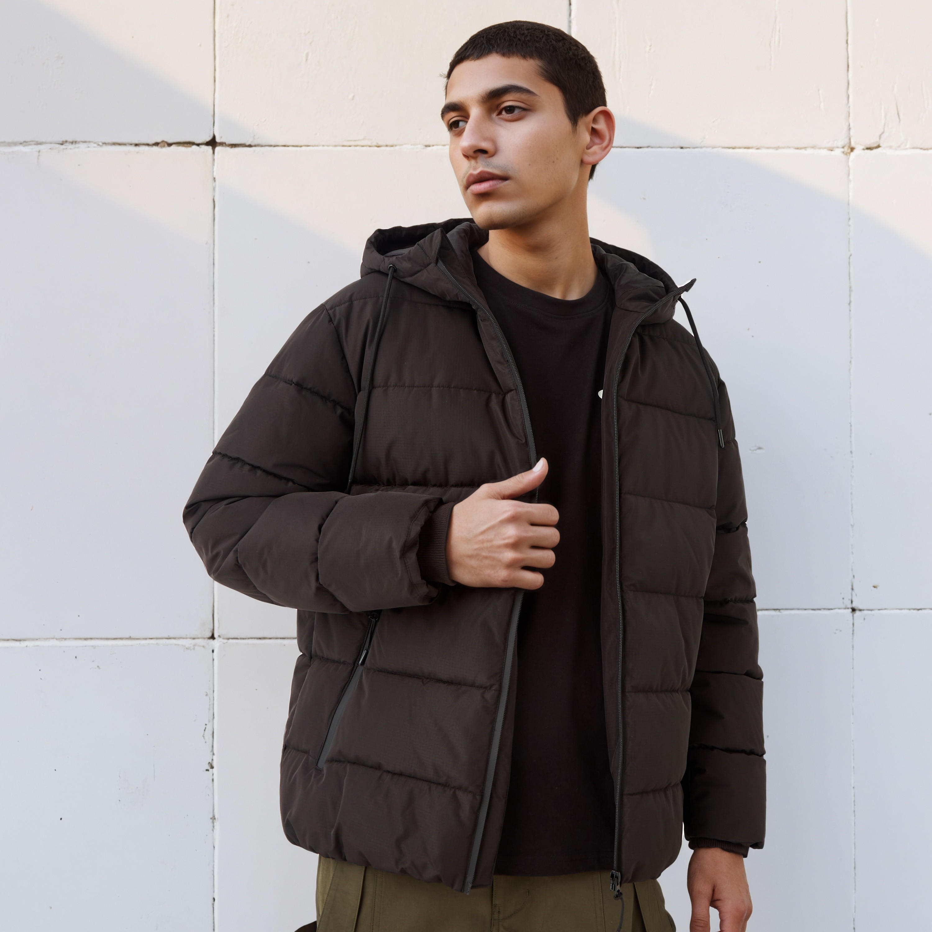 Men Relaxed Fit Quilted Hooded Puffer Jacket-men-clothing-jacketsandblazers-jackets-image-1