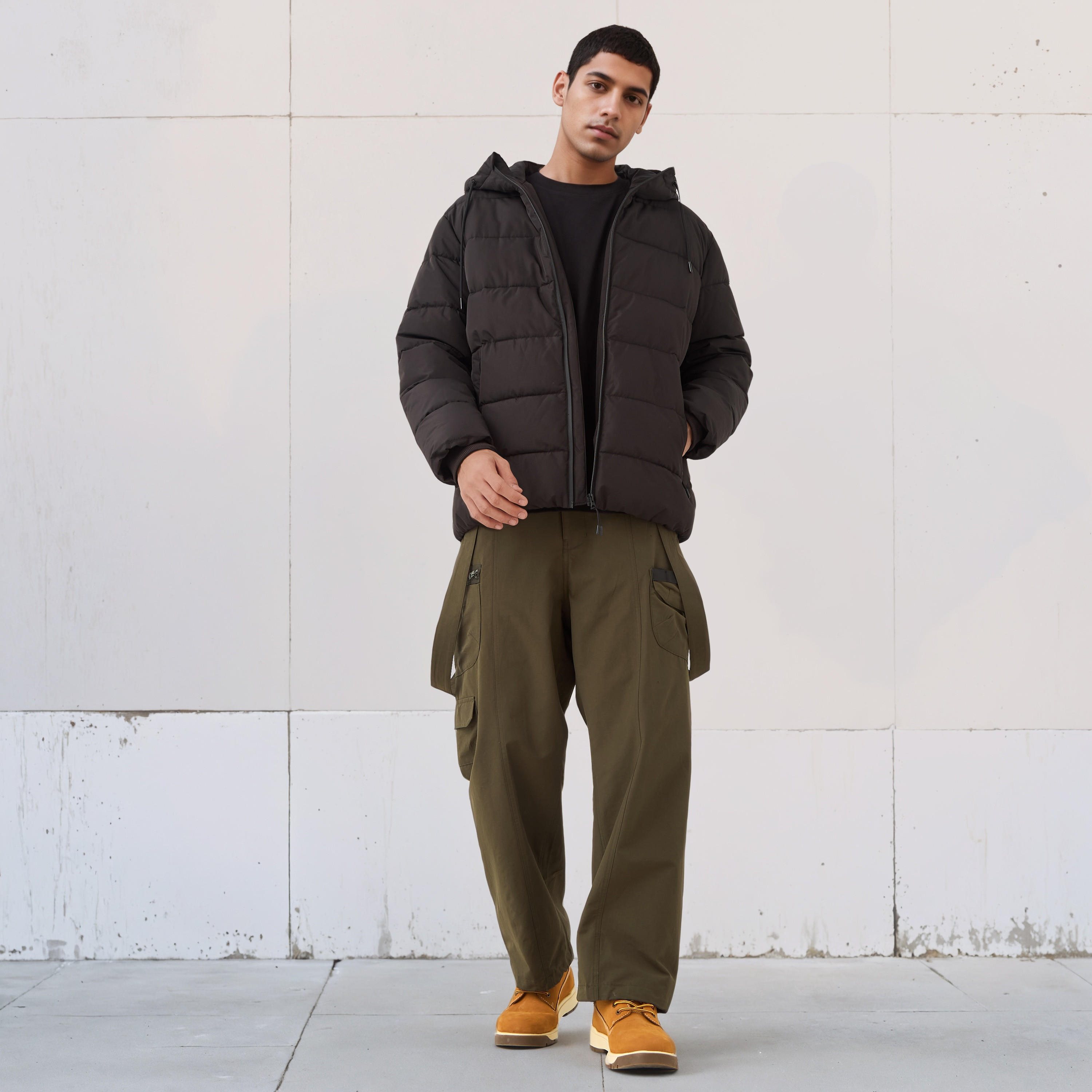 Men Relaxed Fit Quilted Hooded Puffer Jacket-men-clothing-jacketsandblazers-jackets-image-2