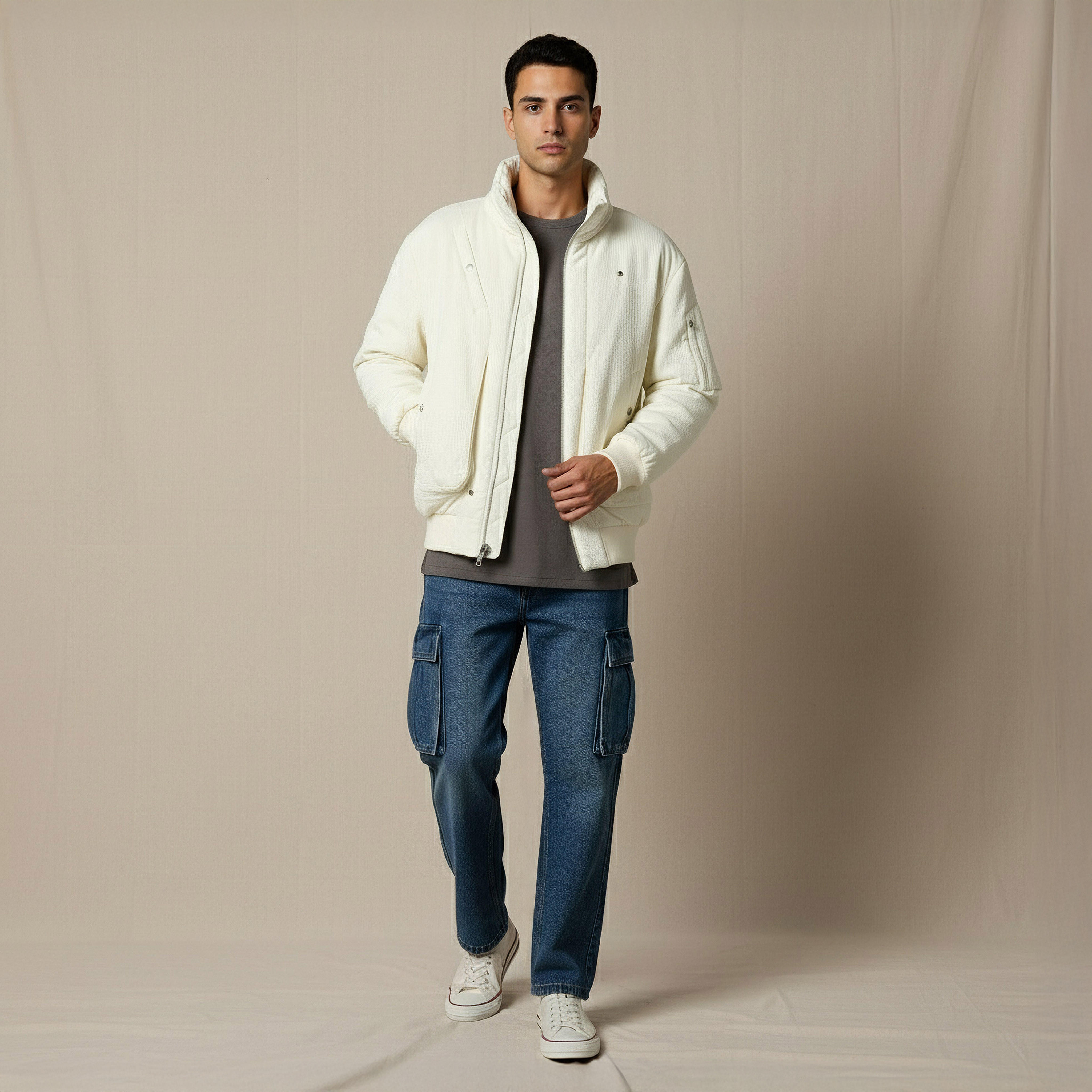 جاكيت بقصة مريحة وسحاب إغلاق للرجال-men-clothing-jacketsandblazers-jackets-image-1