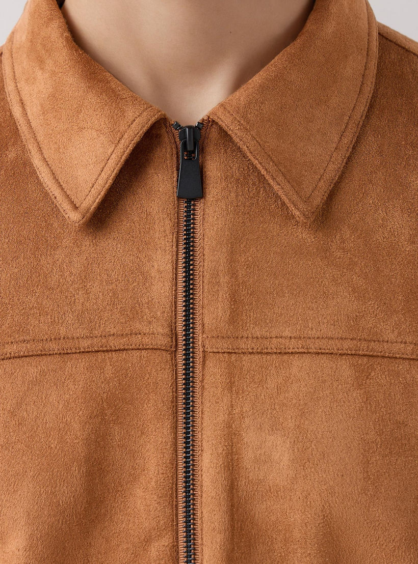جاكيت تراكر جلد سويدي بقصة عادية للرجال-men-clothing-jacketsandblazers-jackets-image-6