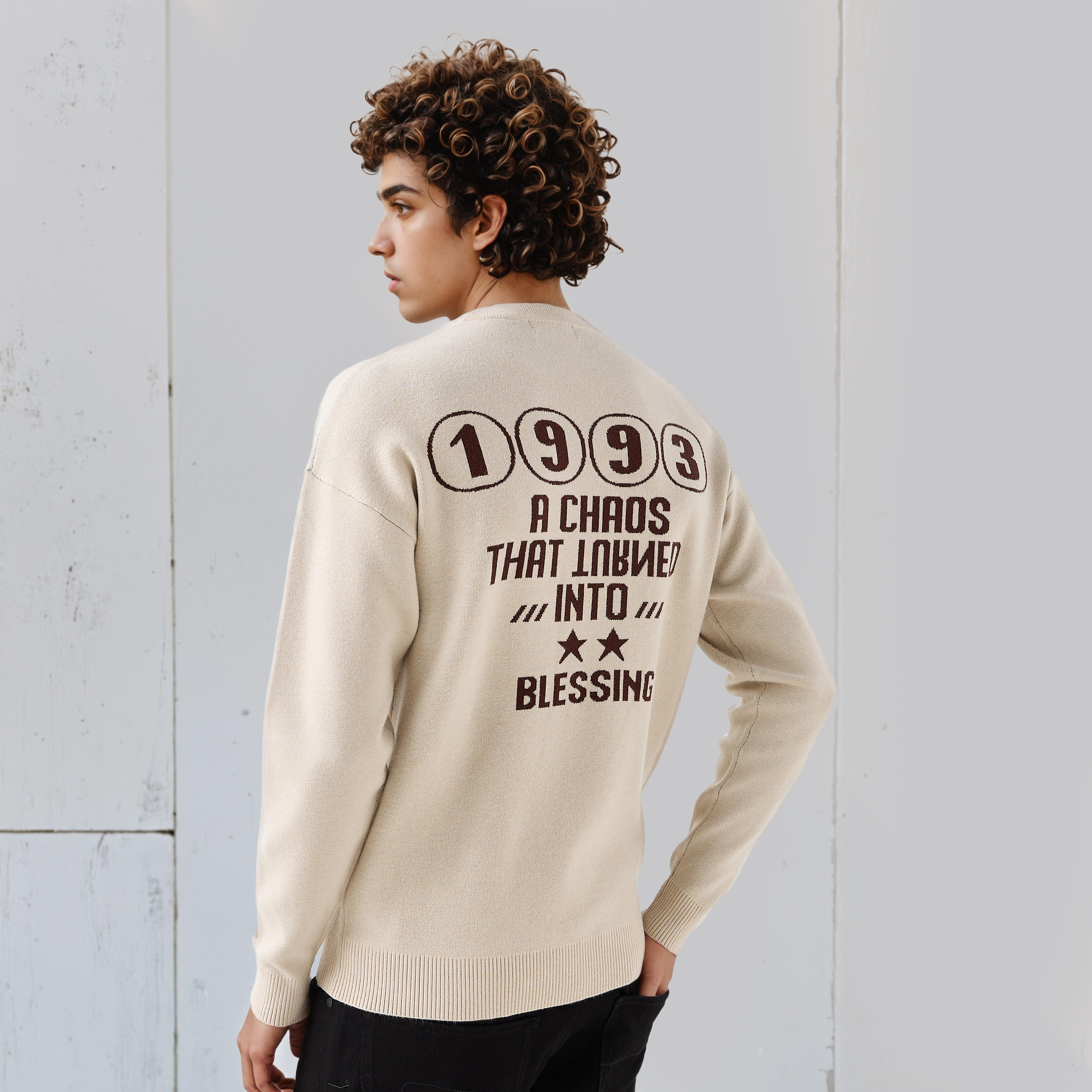 Men's Crew Neck Jacquard Sweater-men-clothing-sweatersandpullovers-image-1