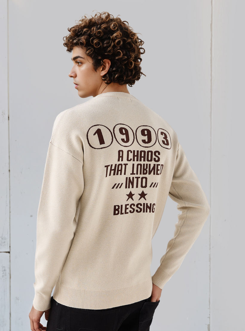 Men's Crew Neck Jacquard Sweater-men-clothing-sweatersandpullovers-image-1
