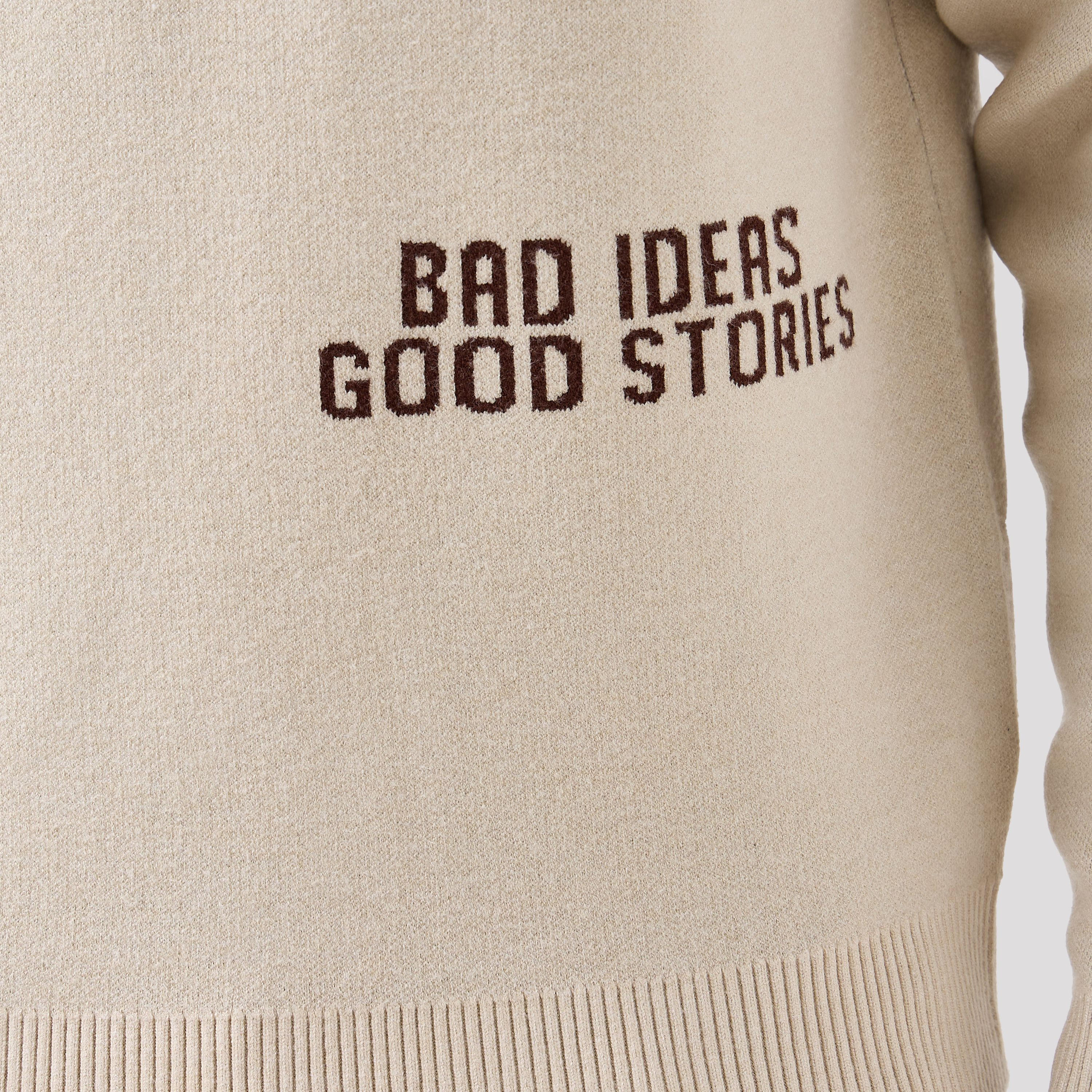 كنزة جاكار بياقة ضيقة للرجال-men-clothing-sweatersandpullovers-image-1