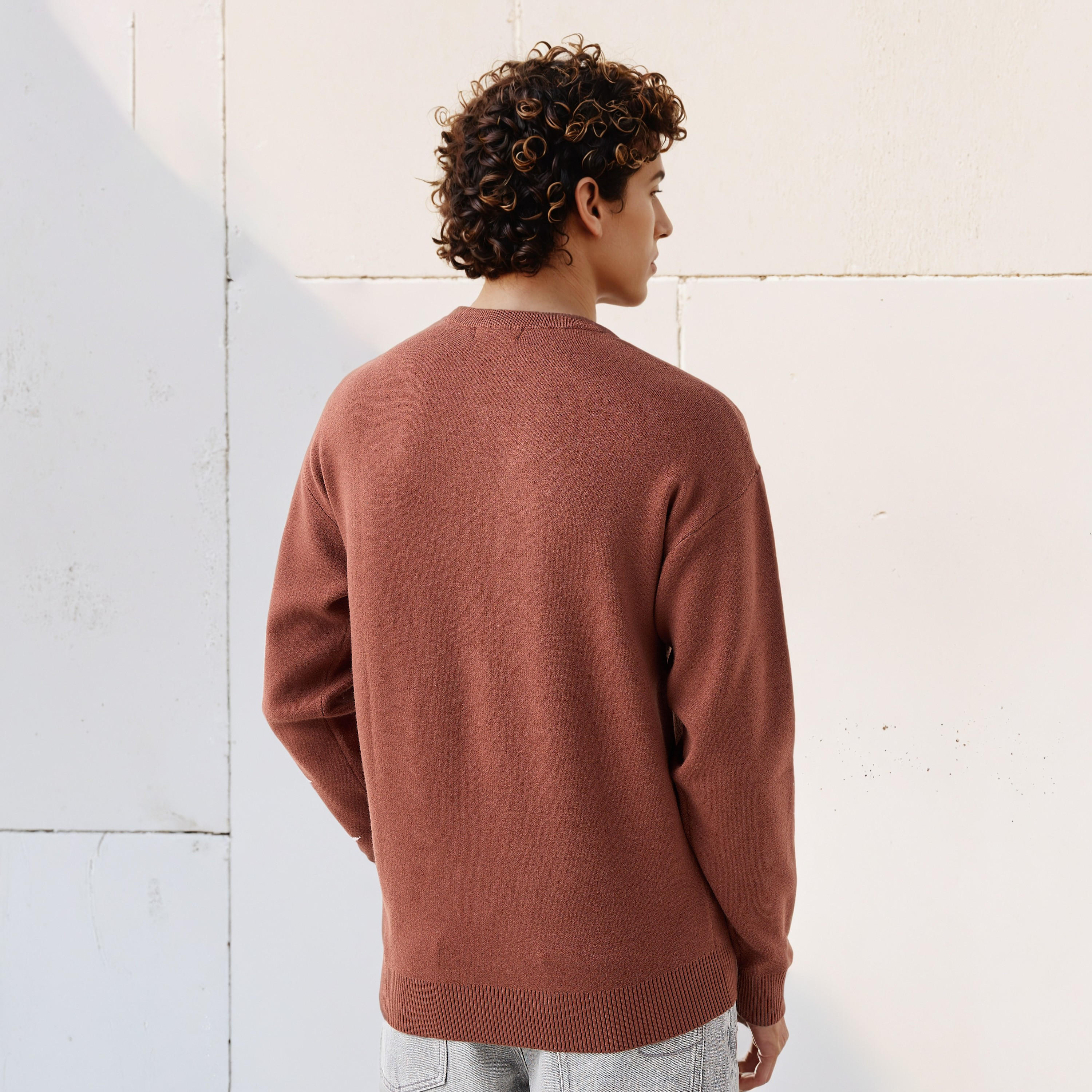 Men's Crew Neck Jacquard Sweater-men-clothing-sweatersandpullovers-image-3