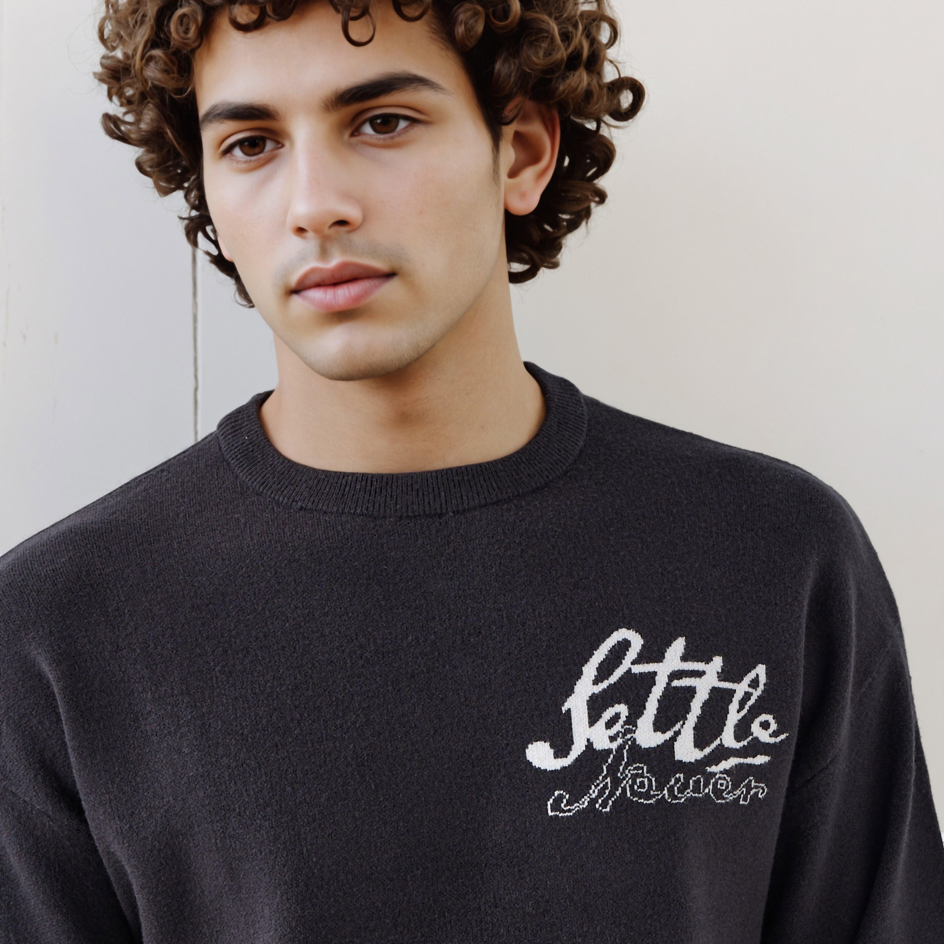 كنزة جاكار بياقة ضيقة للرجال-men-clothing-sweatersandpullovers-image-4