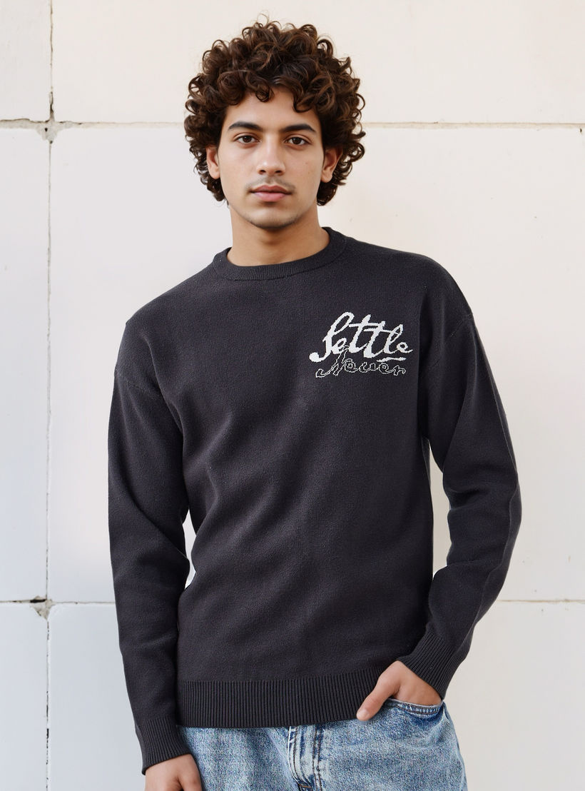 Men's Crew Neck Jacquard Sweater-men-clothing-sweatersandpullovers-image-5