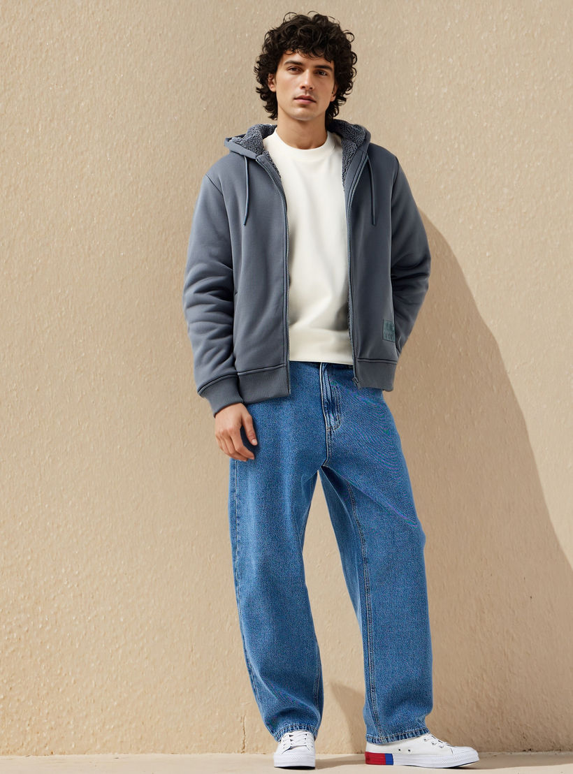 جاكيت شيربا بقبعة وسحاب إغلاق للرجال-men-clothing-jacketsandblazers-jackets-image-4