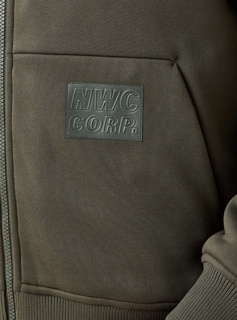 جاكيت شيربا بقبعة وسحاب إغلاق للرجال-men-clothing-jacketsandblazers-jackets-image-1