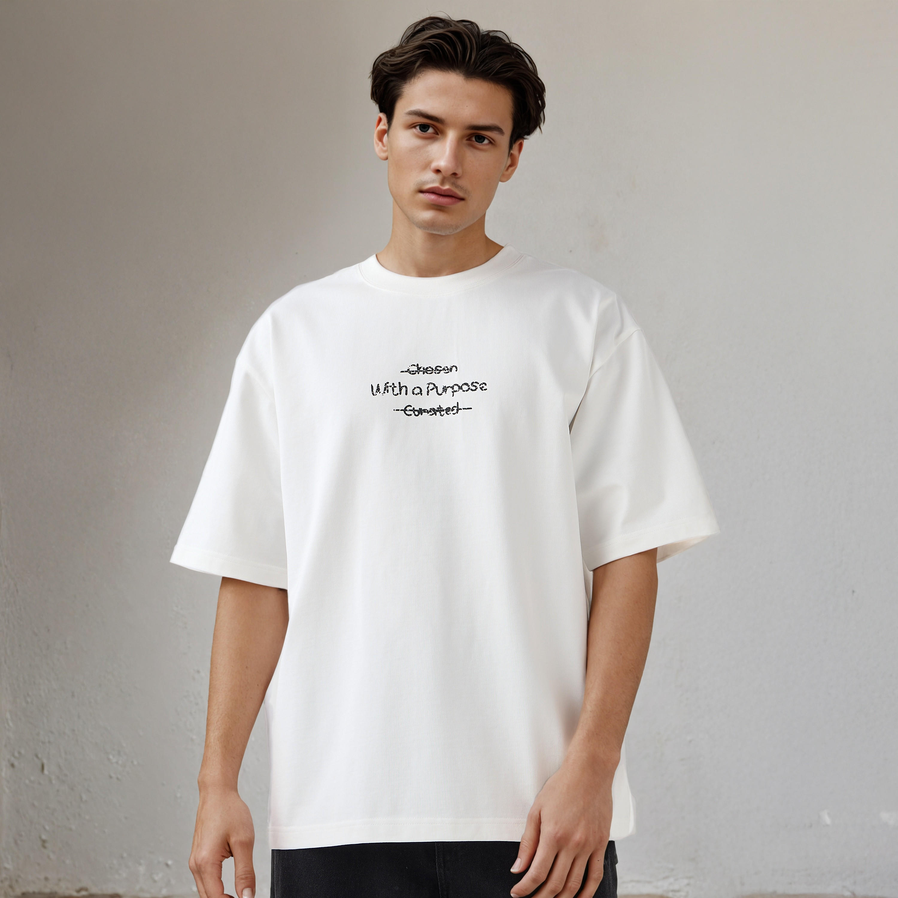Slogan Print T-shirt-men-clothing-tshirtsandpolos-tshirts-image-1