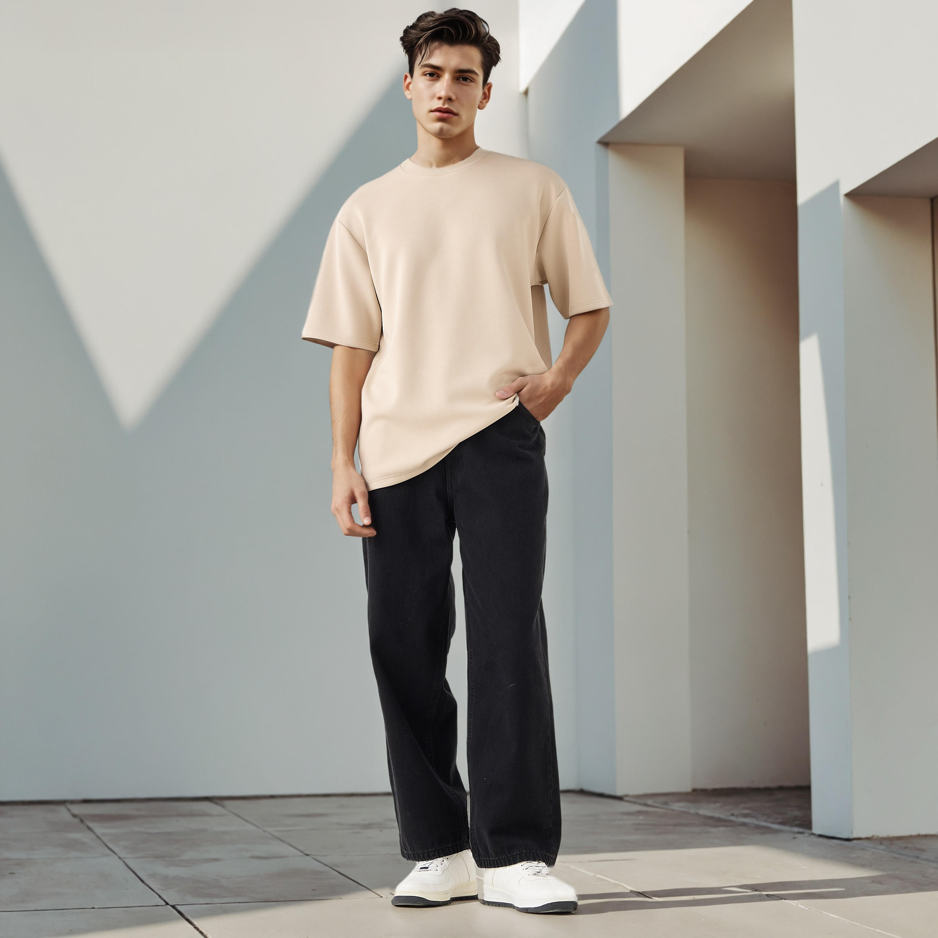 تيشيرت بقصة عادية-men-clothing-tshirtsandpolos-tshirts-image-4