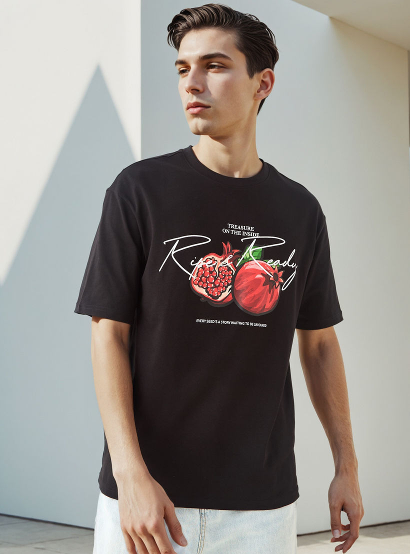 Pomegranate Print T-shirt-men-clothing-tshirtsandpolos-tshirts-image-1