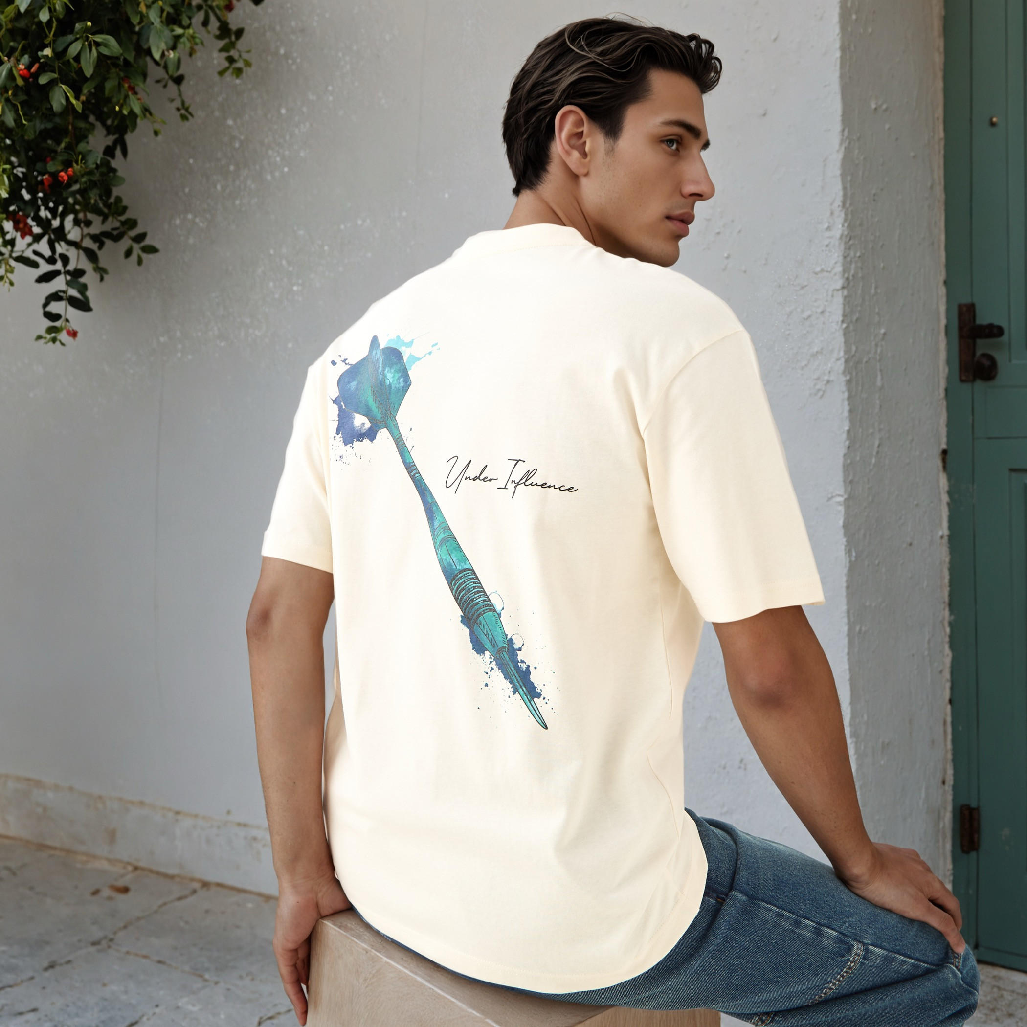 Typographic Print T-shirt-men-clothing-tshirtsandpolos-tshirts-image-1