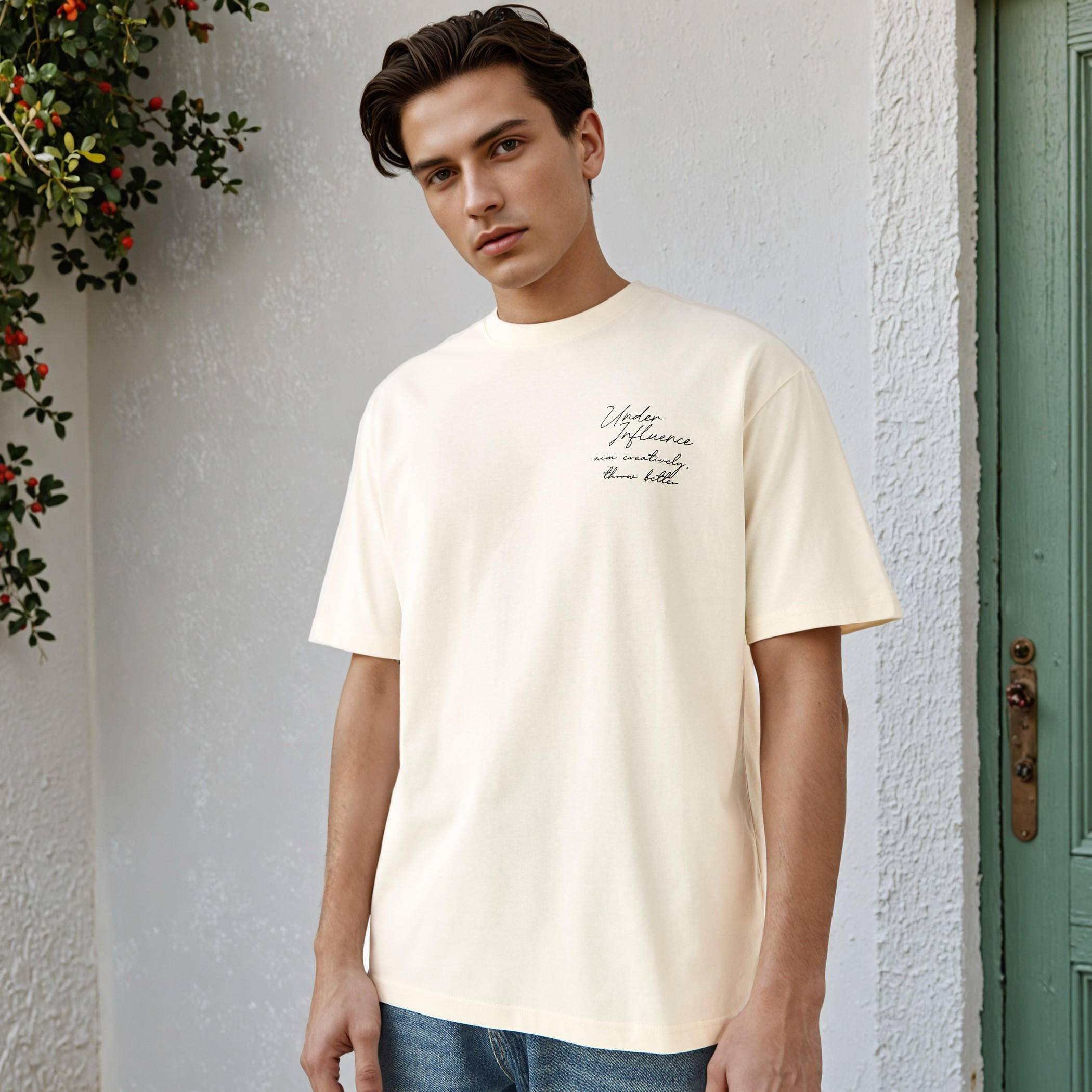 Typographic Print T-shirt-men-clothing-tshirtsandpolos-tshirts-image-3