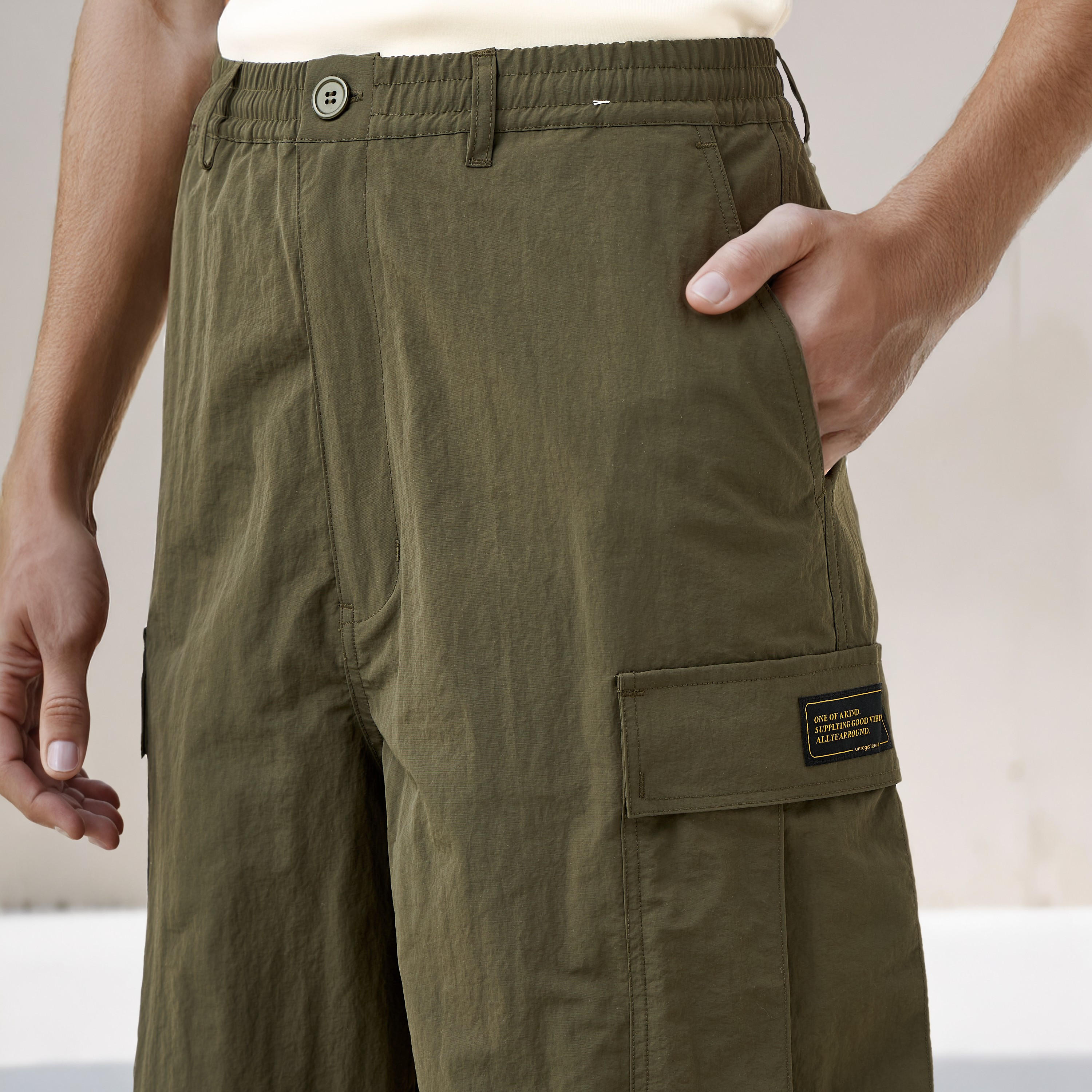 Regular Fit Utility Flexi Waist Pants-men-clothing-bottoms-joggers-image-4