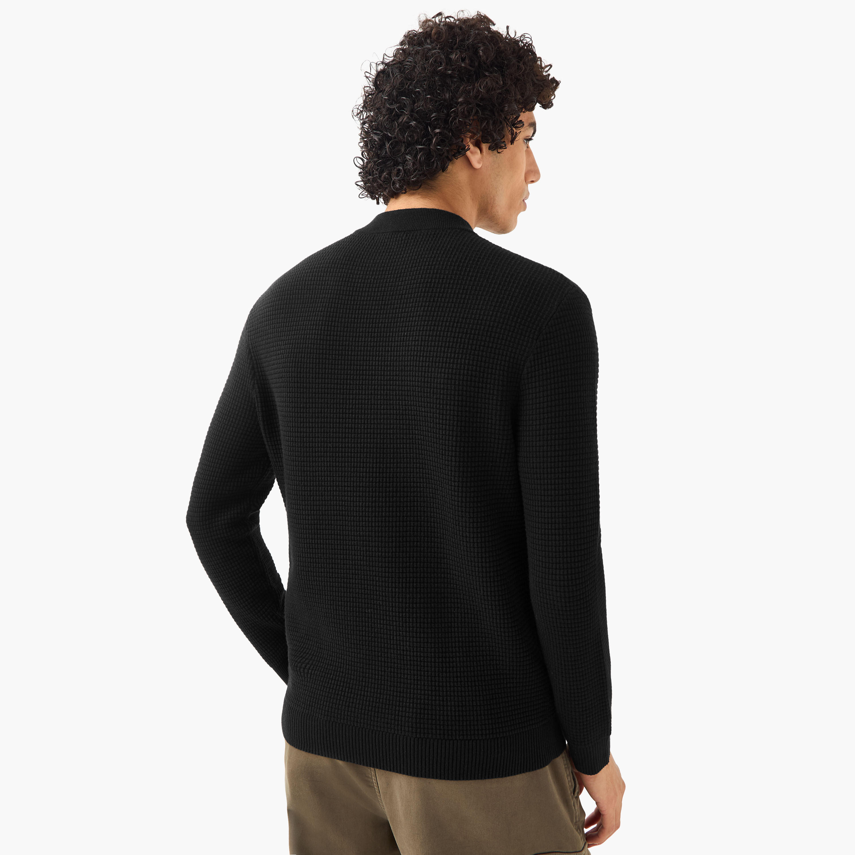 كنزة بارزة الملمس بياقة عالية للرجال-men-clothing-sweatersandpullovers-image-3