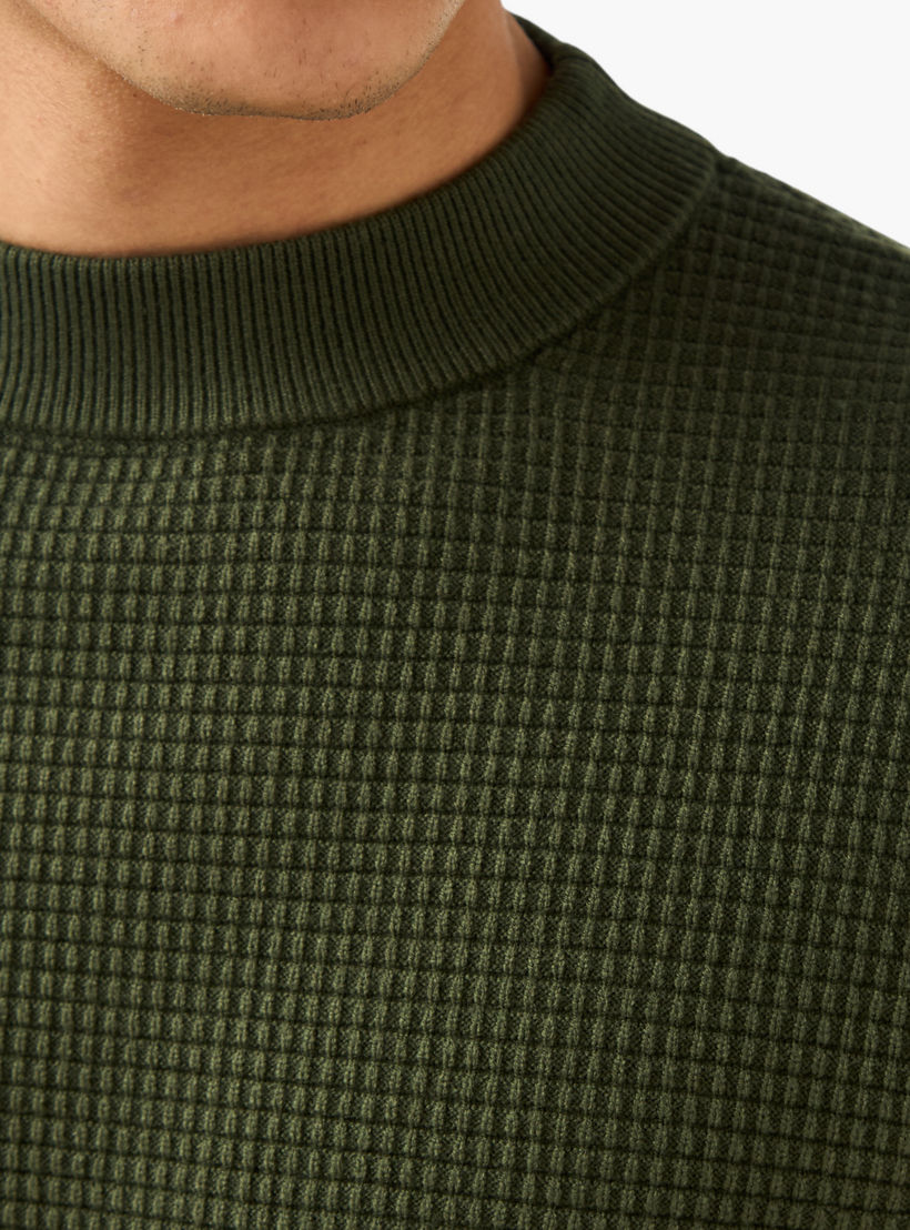 Men High Neck Textured Sweater-men-clothing-sweatersandpullovers-image-3
