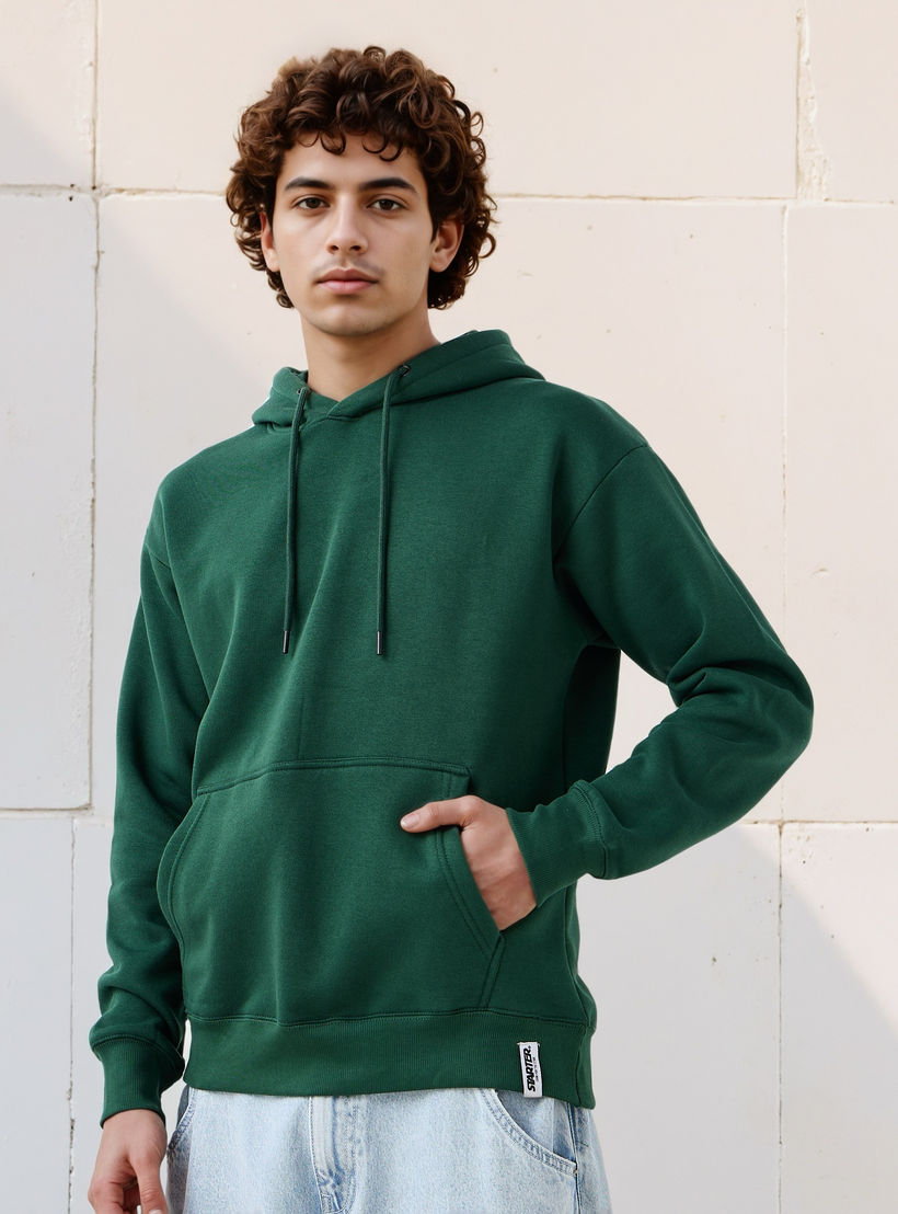 Starter Men Kangaroo Pocket Hoodie-men-winterwear-hoodiesandsweatshirts-image-1
