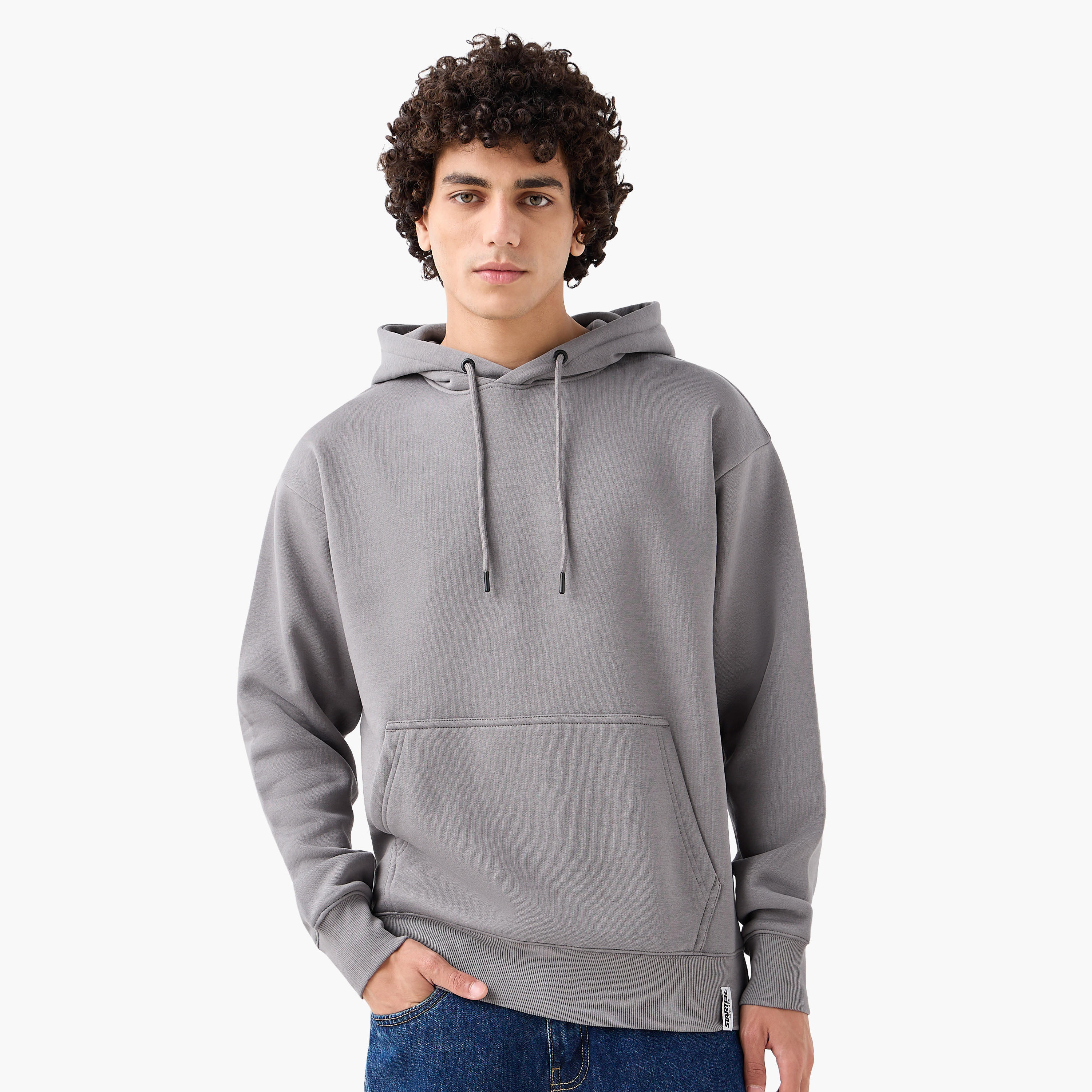 Starter Men Kangaroo Pocket Hoodie-men-winterwear-hoodiesandsweatshirts-image-1