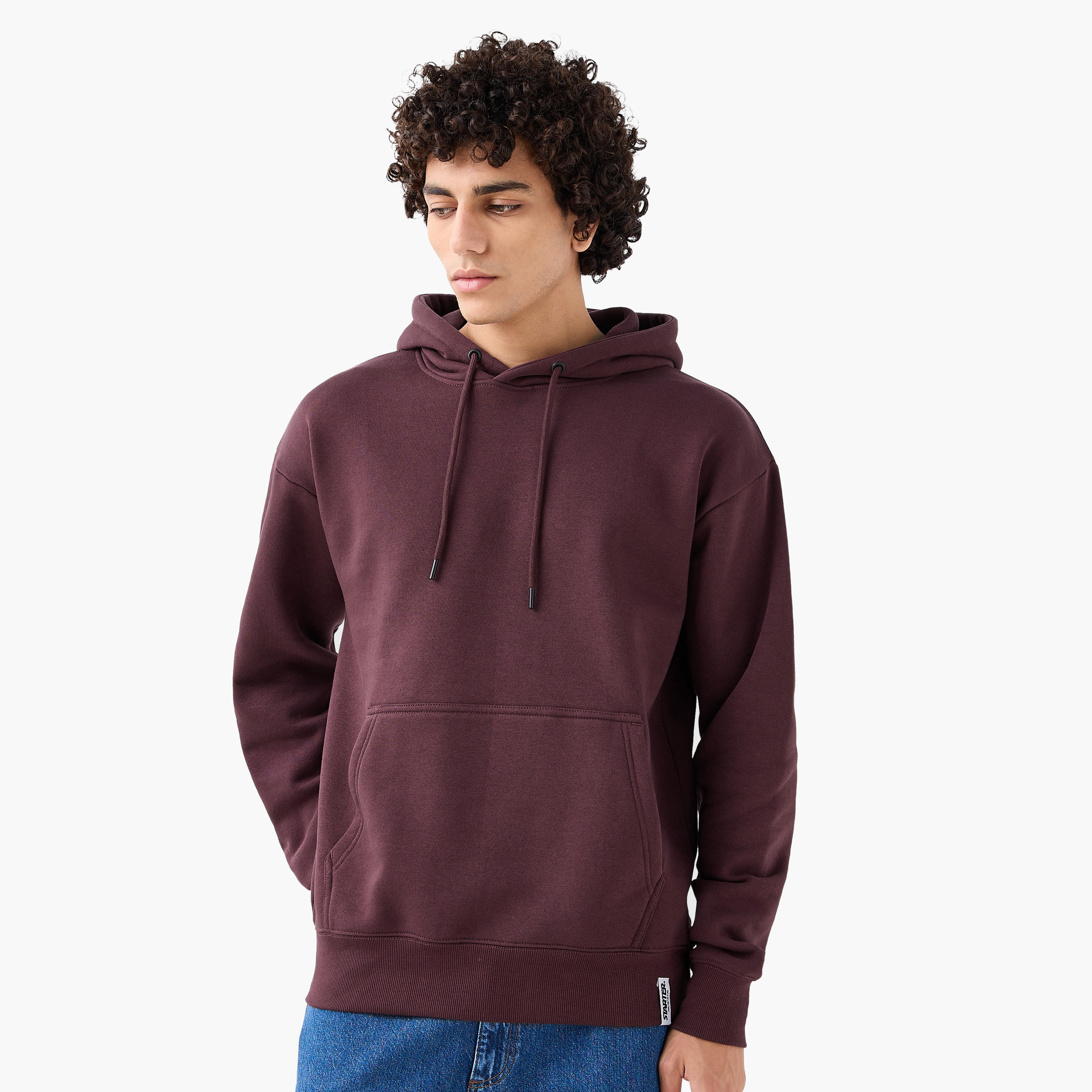 Starter Men Kangaroo Pocket Hoodie-men-winterwear-hoodiesandsweatshirts-image-1