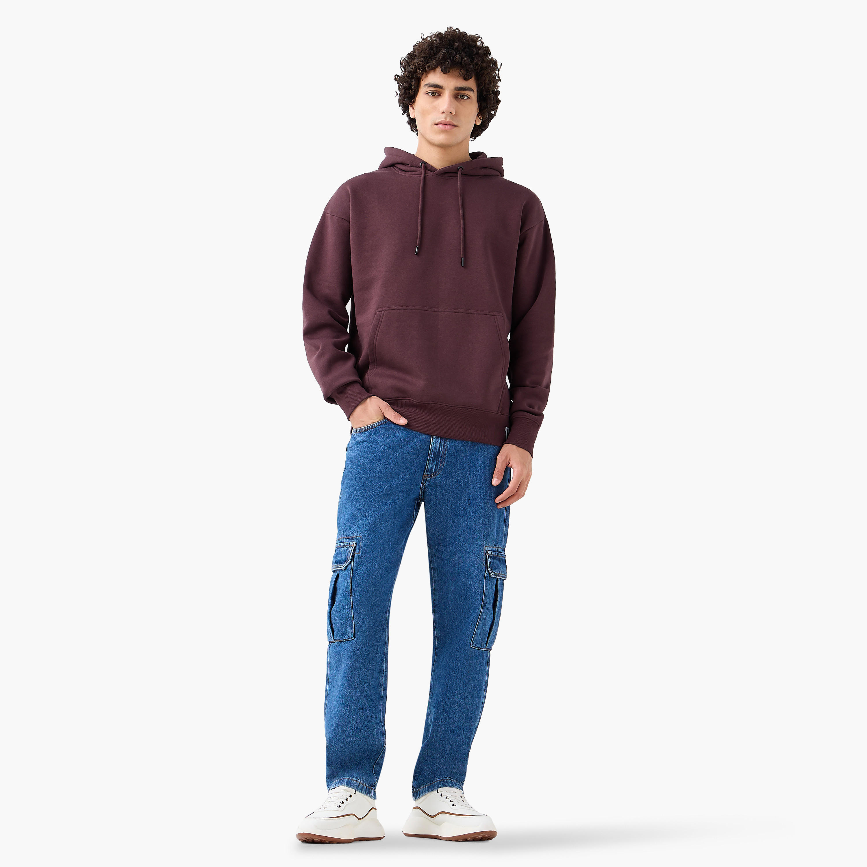 Starter Men Kangaroo Pocket Hoodie-men-winterwear-hoodiesandsweatshirts-image-2