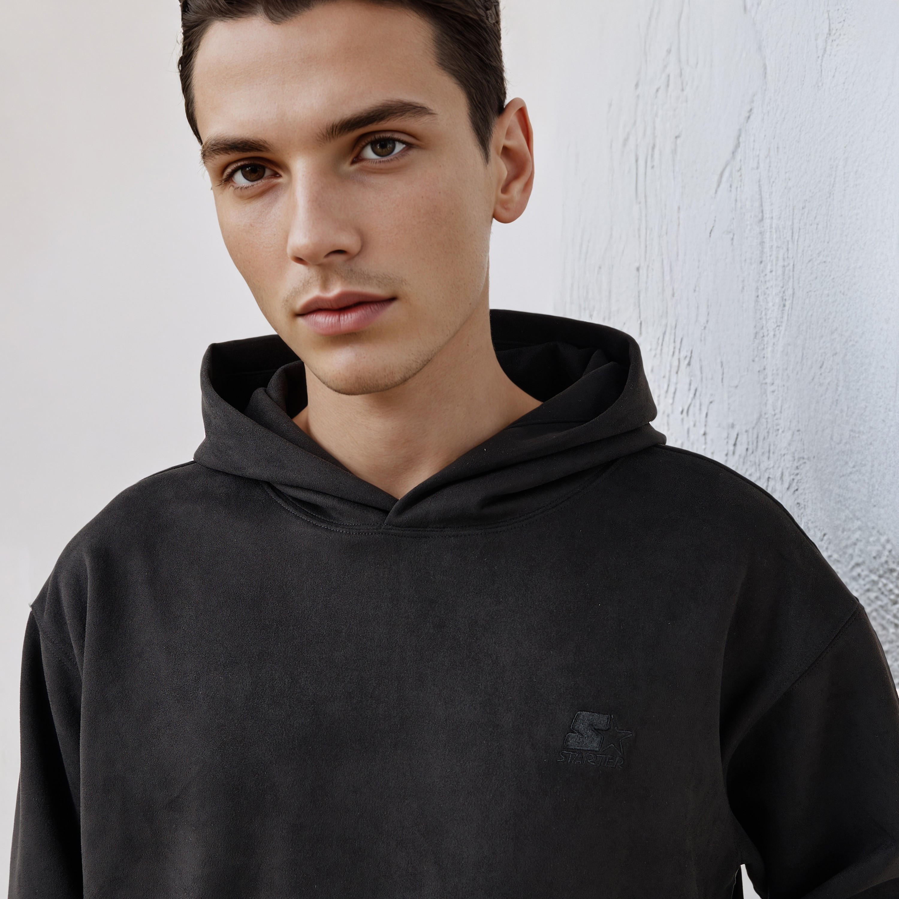 Starter Men Logo Print Polyester Blend Hoodie-men-winterwear-hoodiesandsweatshirts-image-4