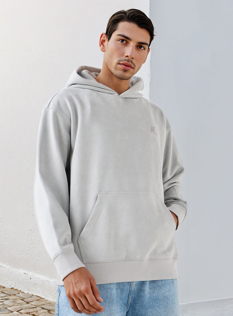 هودي مزيج البوليستر بطبعات شعار للرجال من ستارتر-men-winterwear-hoodiesandsweatshirts-image-1