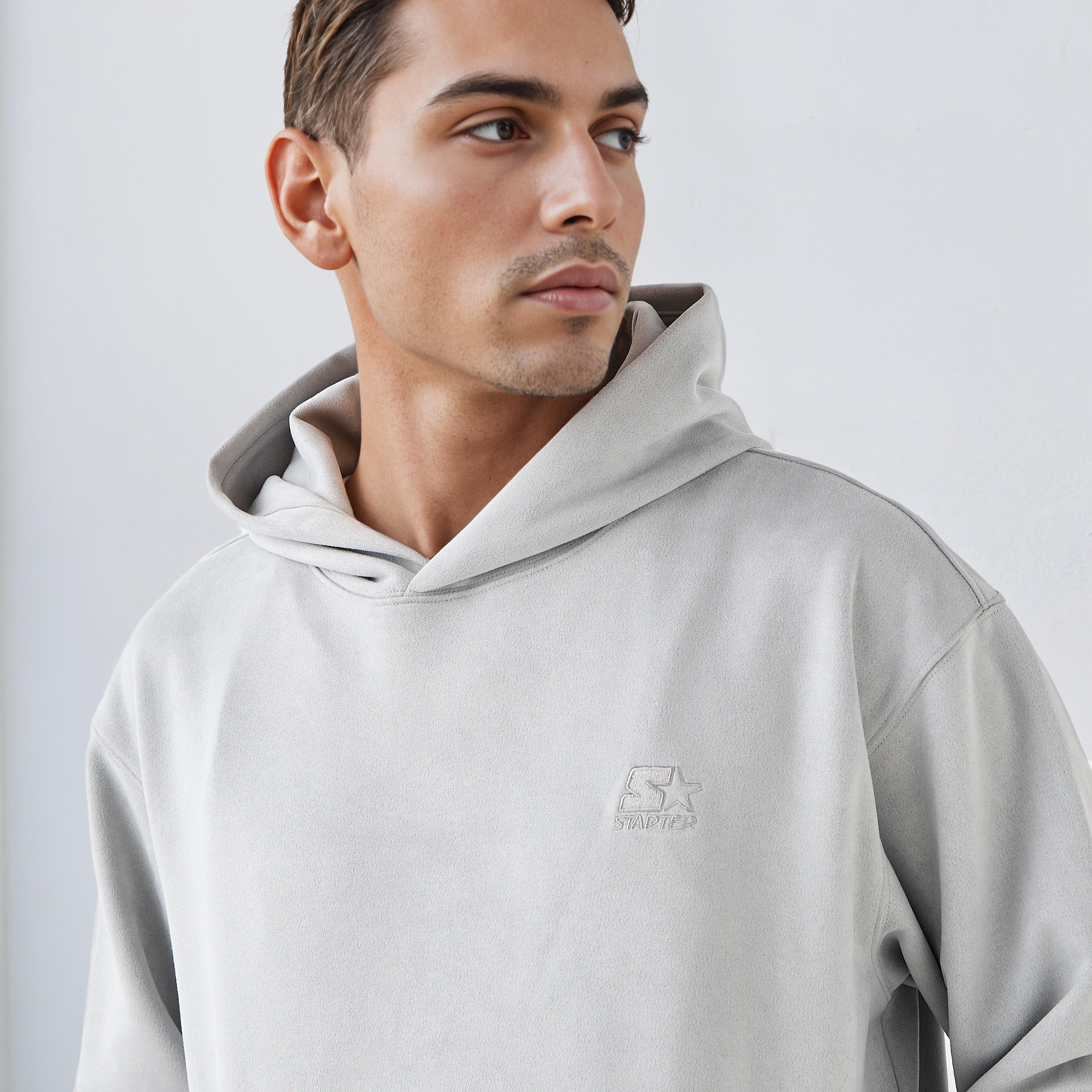 Starter Men Logo Print Polyester Blend Hoodie-men-winterwear-hoodiesandsweatshirts-image-4
