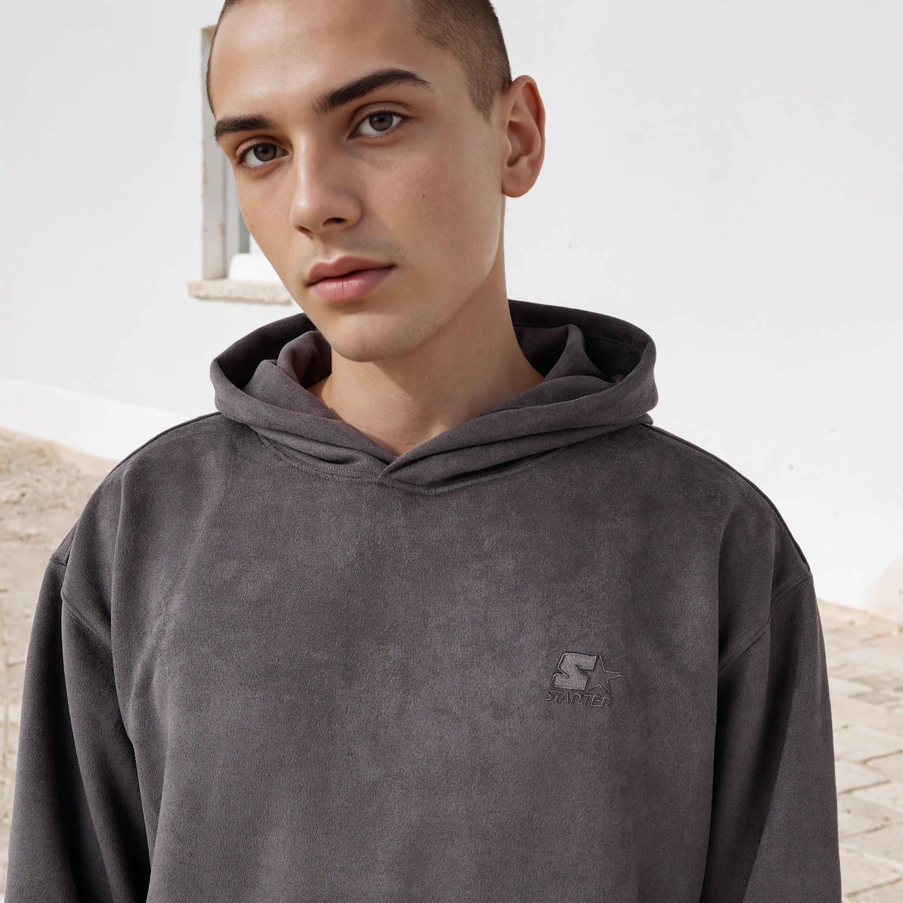 Starter Men Logo Print Polyester Blend Hoodie-men-winterwear-hoodiesandsweatshirts-image-4