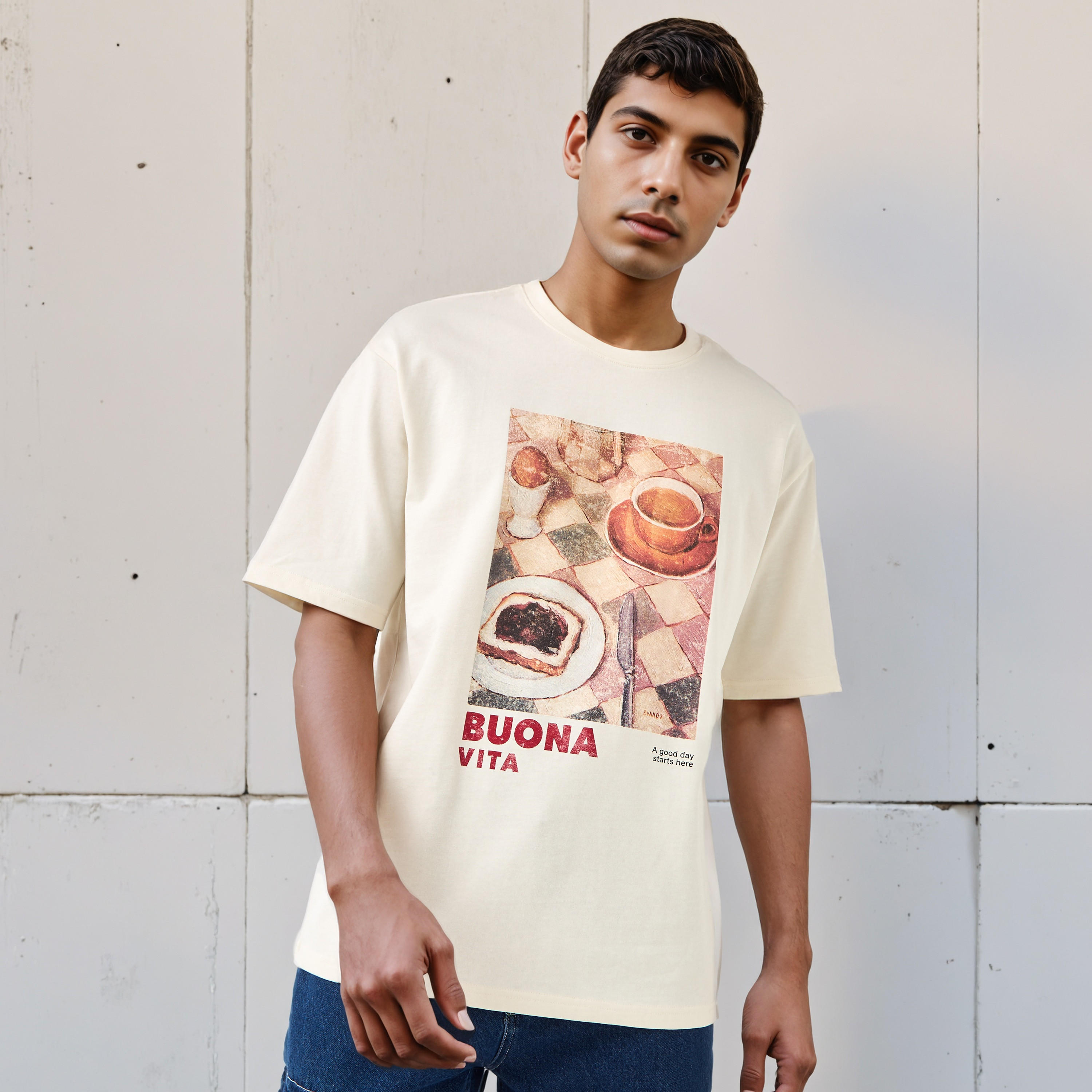 Men Relaxed Fit Crew Neck Short Sleeves Printed T-shirt-men-clothing-tshirtsandpolos-tshirts-image-1