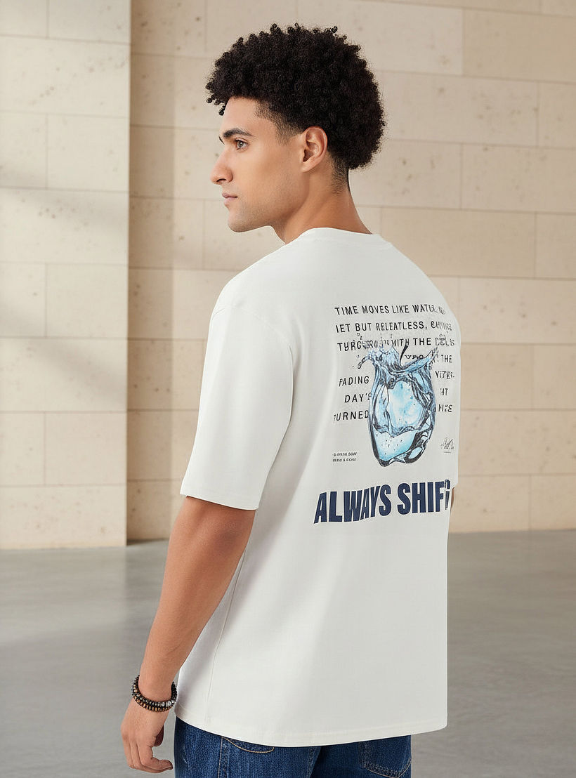 تيشيرت بقصة عادية وياقة ضيقة وأكمام قصيرة وطبعات للرجال-men-clothing-tshirtsandpolos-tshirts-image-1