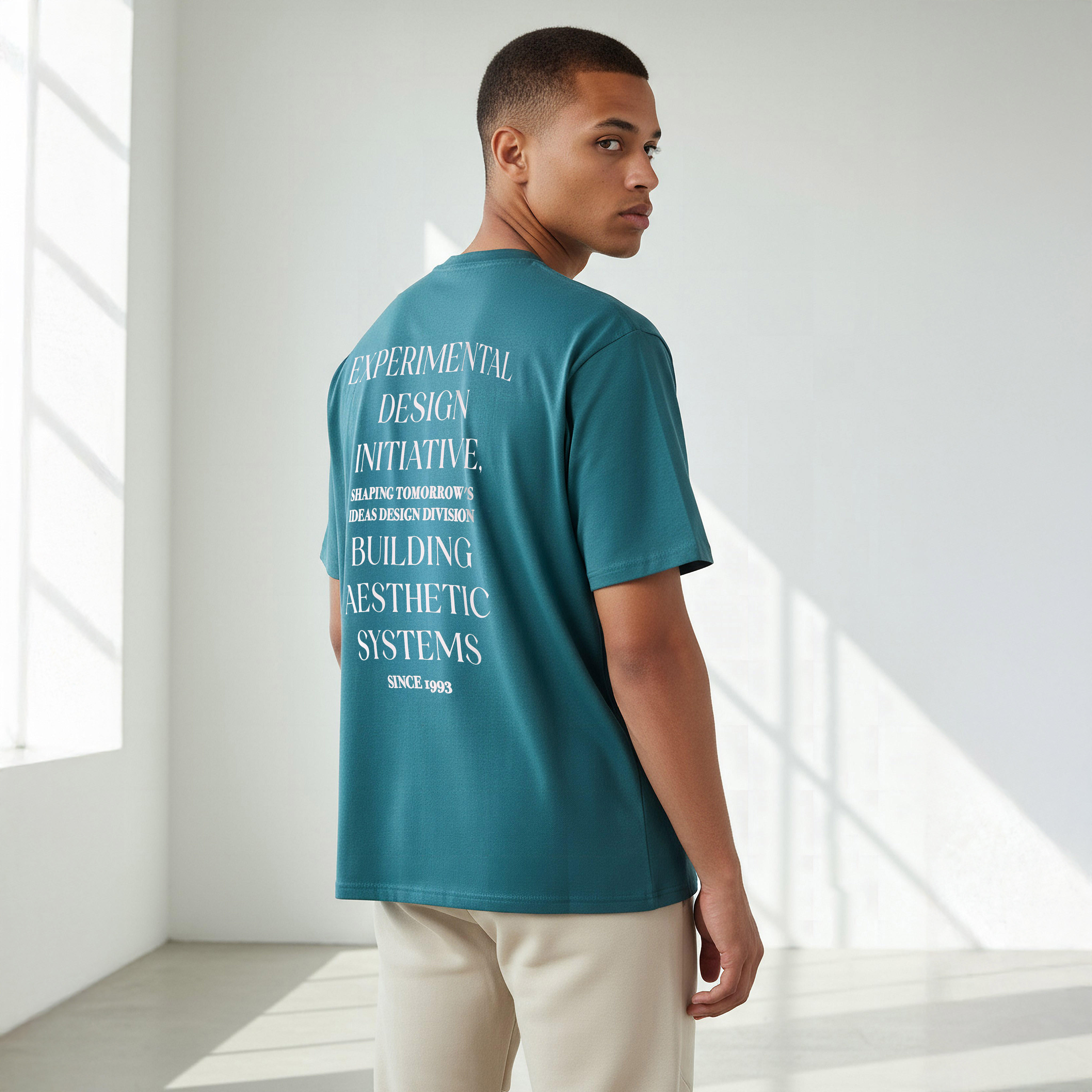 Men Regular Fit Crew Neck Short Sleeves Typographic Print T-shirt-men-clothing-tshirtsandpolos-tshirts-image-3