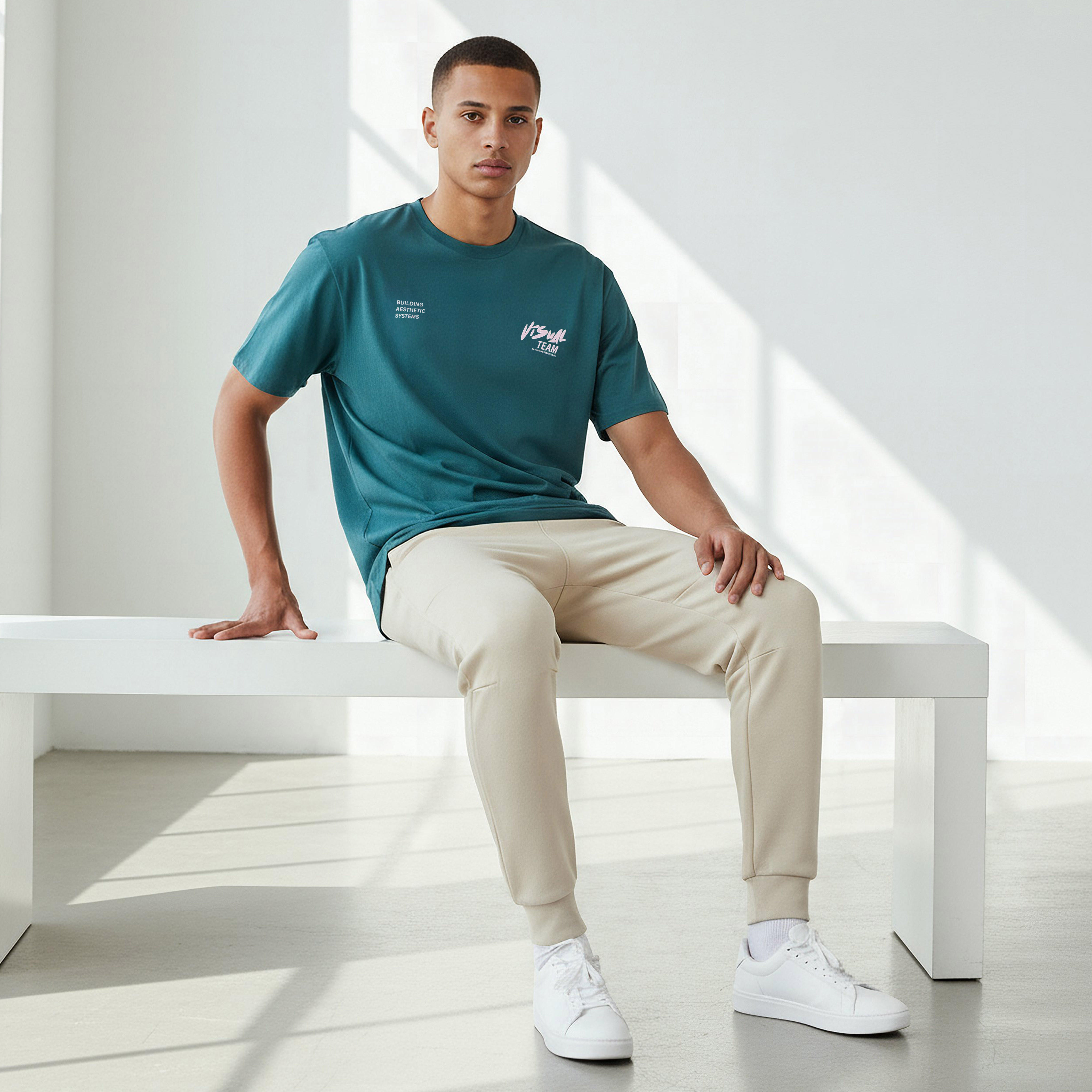 Men Regular Fit Crew Neck Short Sleeves Typographic Print T-shirt-men-clothing-tshirtsandpolos-tshirts-image-5