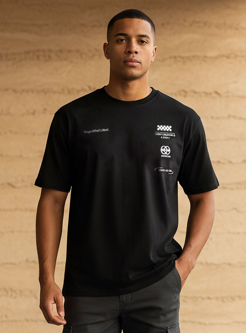Men Regular Fit Crew Neck Short Sleeves Printed T-shirt-men-clothing-tshirtsandpolos-tshirts-image-1