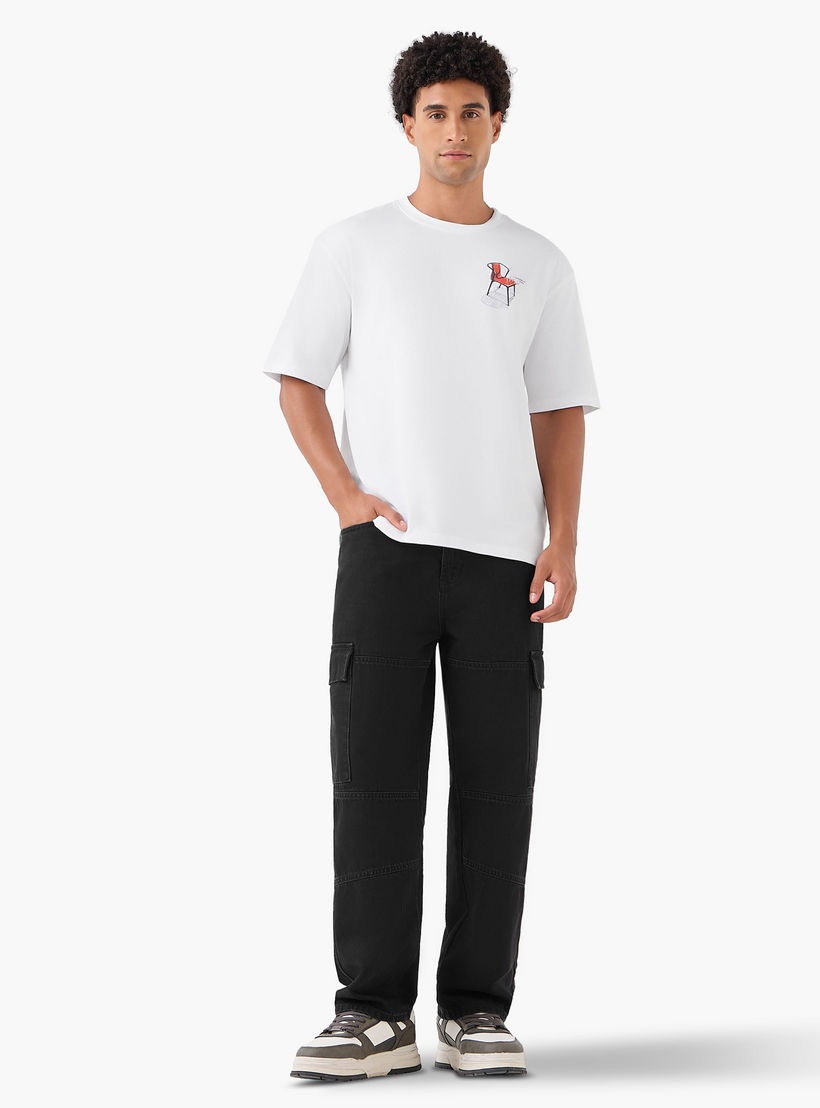 Men Regular Fit Crew Neck Short Sleeves Graphic Print T-shirt-men-clothing-tshirtsandpolos-tshirts-image-2