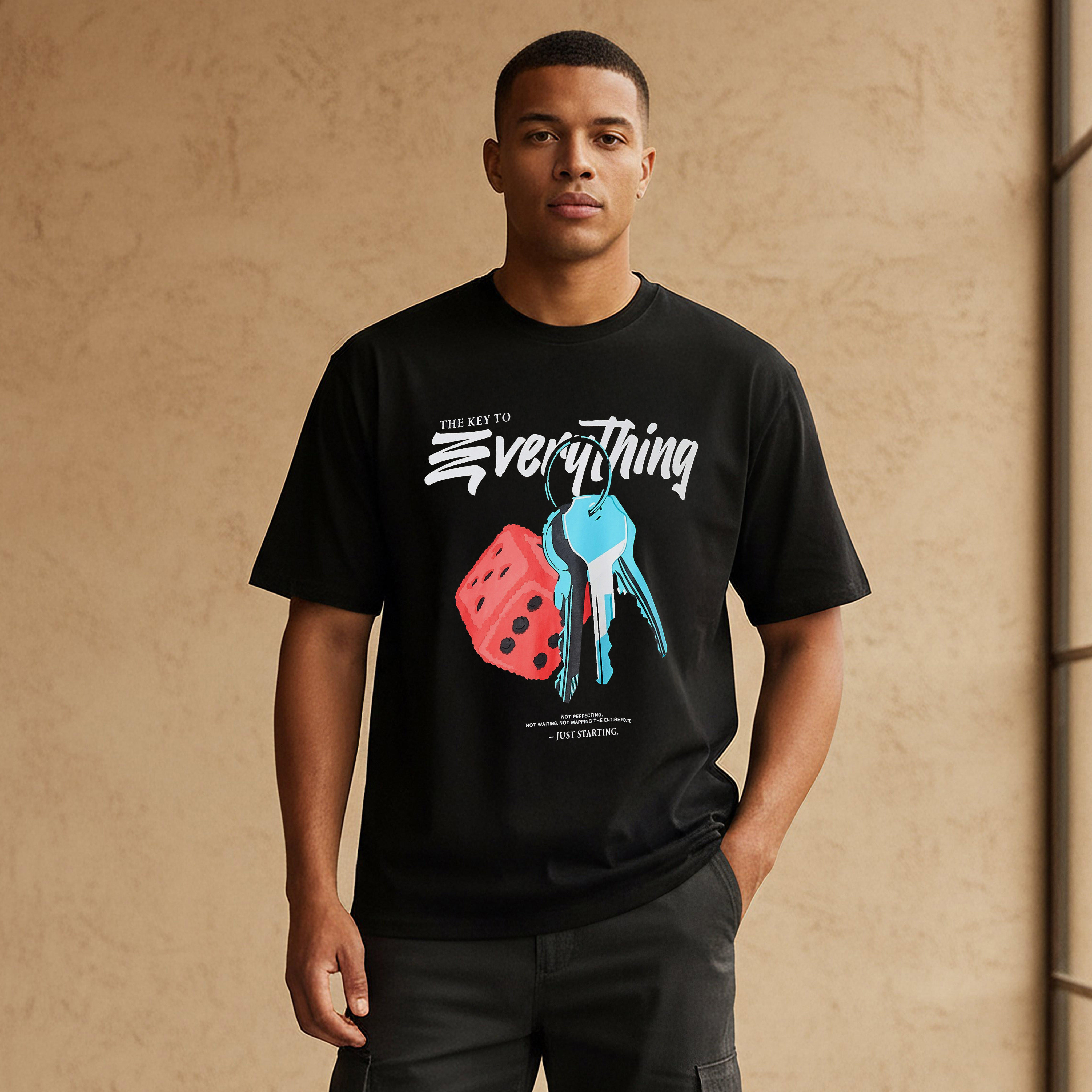 Men Regular Fit Crew Neck Short Sleeves Printed T-shirt-men-clothing-tshirtsandpolos-tshirts-image-1