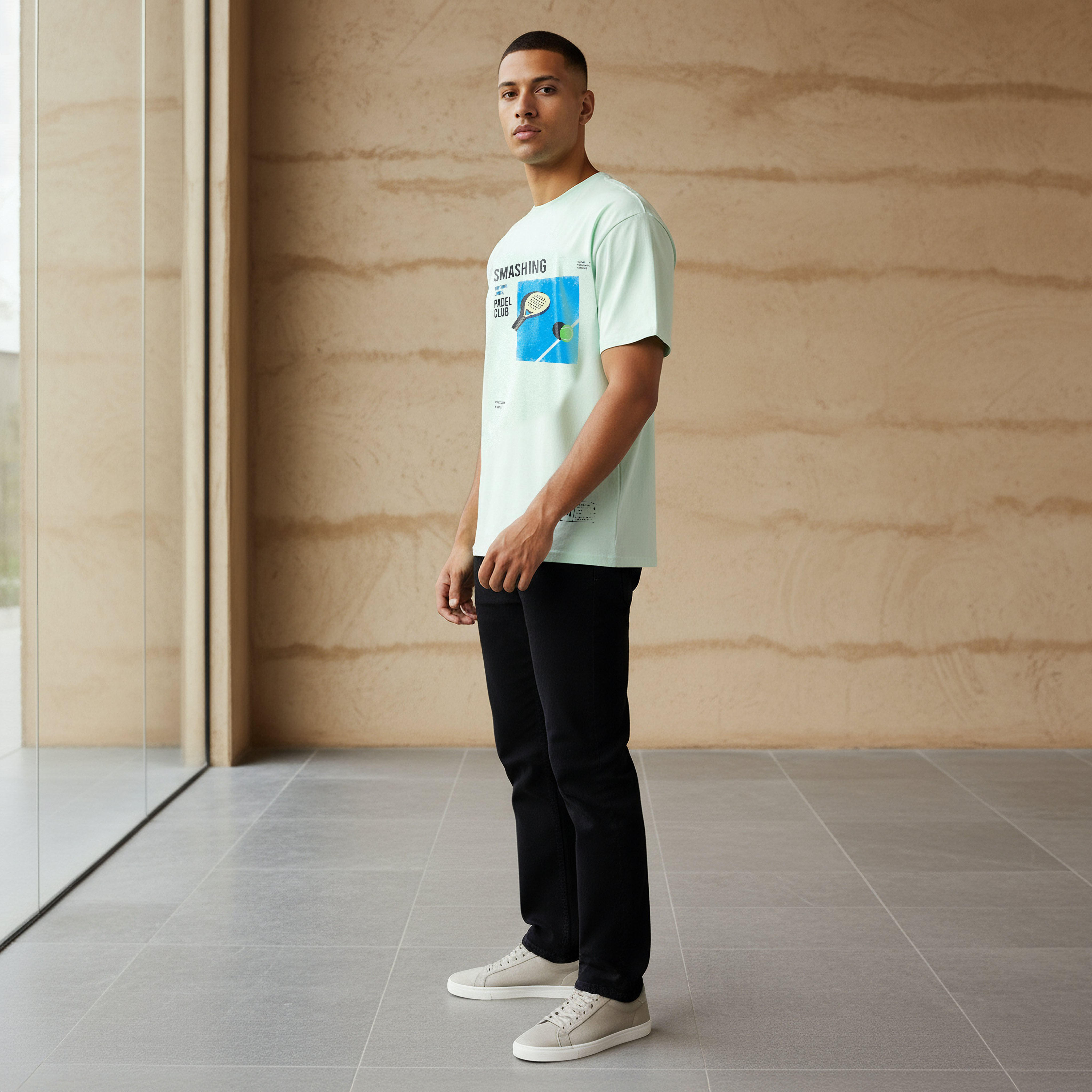 Men Regular Fit Crew Neck Short Sleeves Printed T-shirt-men-clothing-tshirtsandpolos-tshirts-image-2