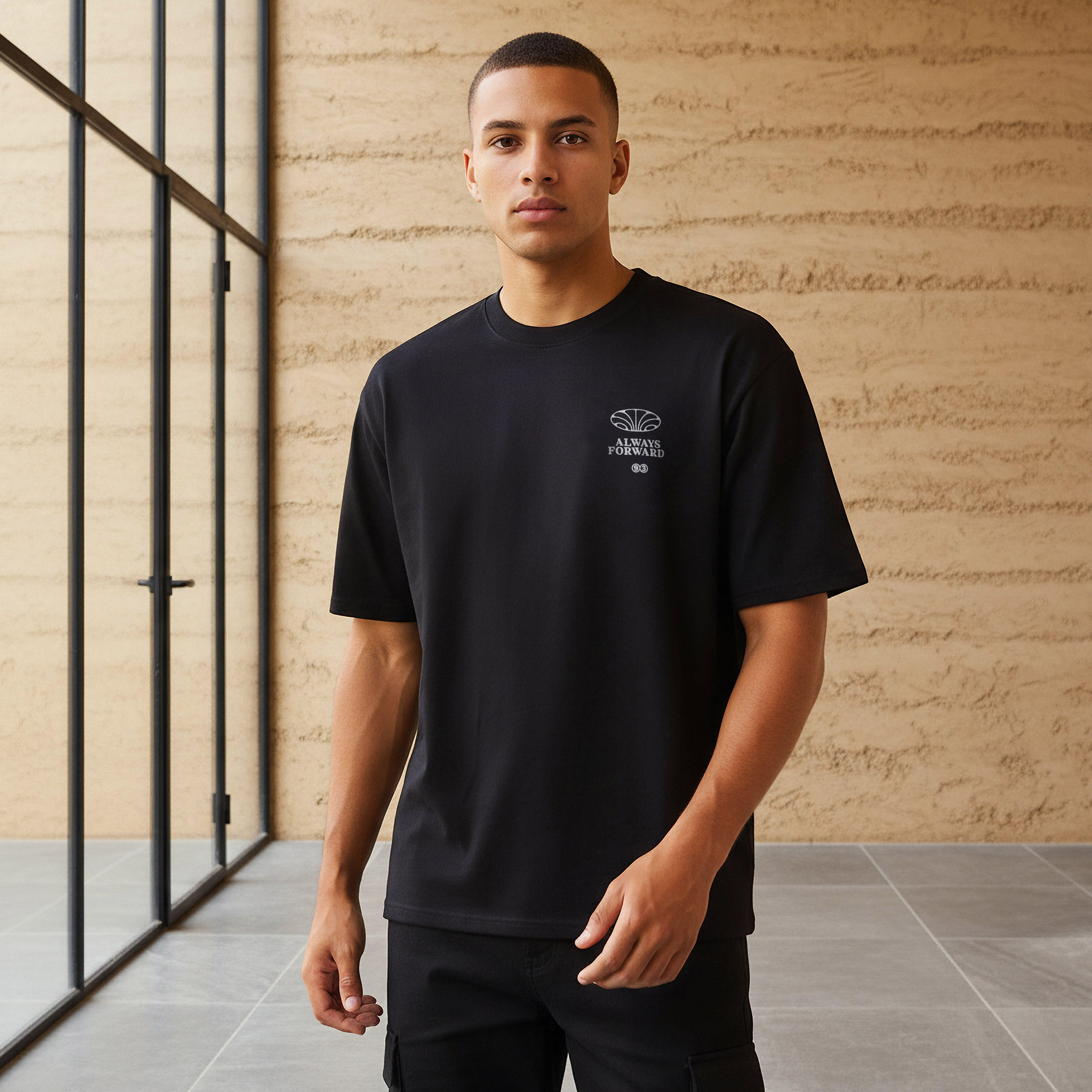 Men Regular Fit Crew Neck Short Sleeves Printed T-shirt-men-clothing-tshirtsandpolos-tshirts-image-1