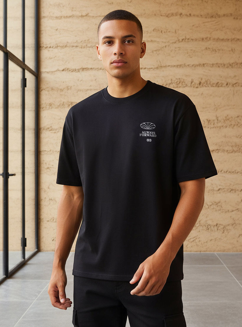Men Regular Fit Crew Neck Short Sleeves Printed T-shirt-men-clothing-tshirtsandpolos-tshirts-image-1