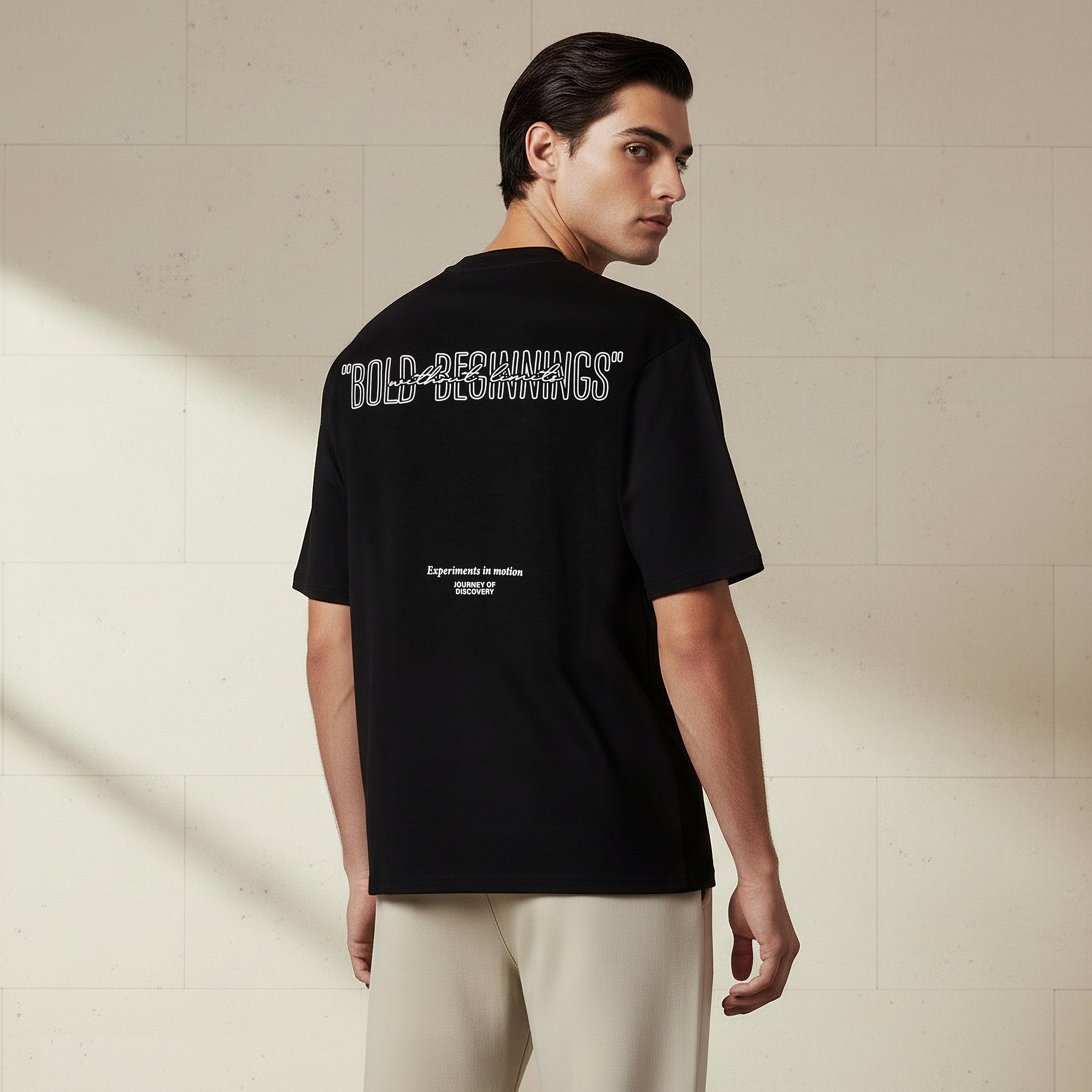 تيشيرت بطبعات وقصة عادية وياقة ضيقة وأكمام قصيرة للرجال-men-clothing-tshirtsandpolos-tshirts-image-3