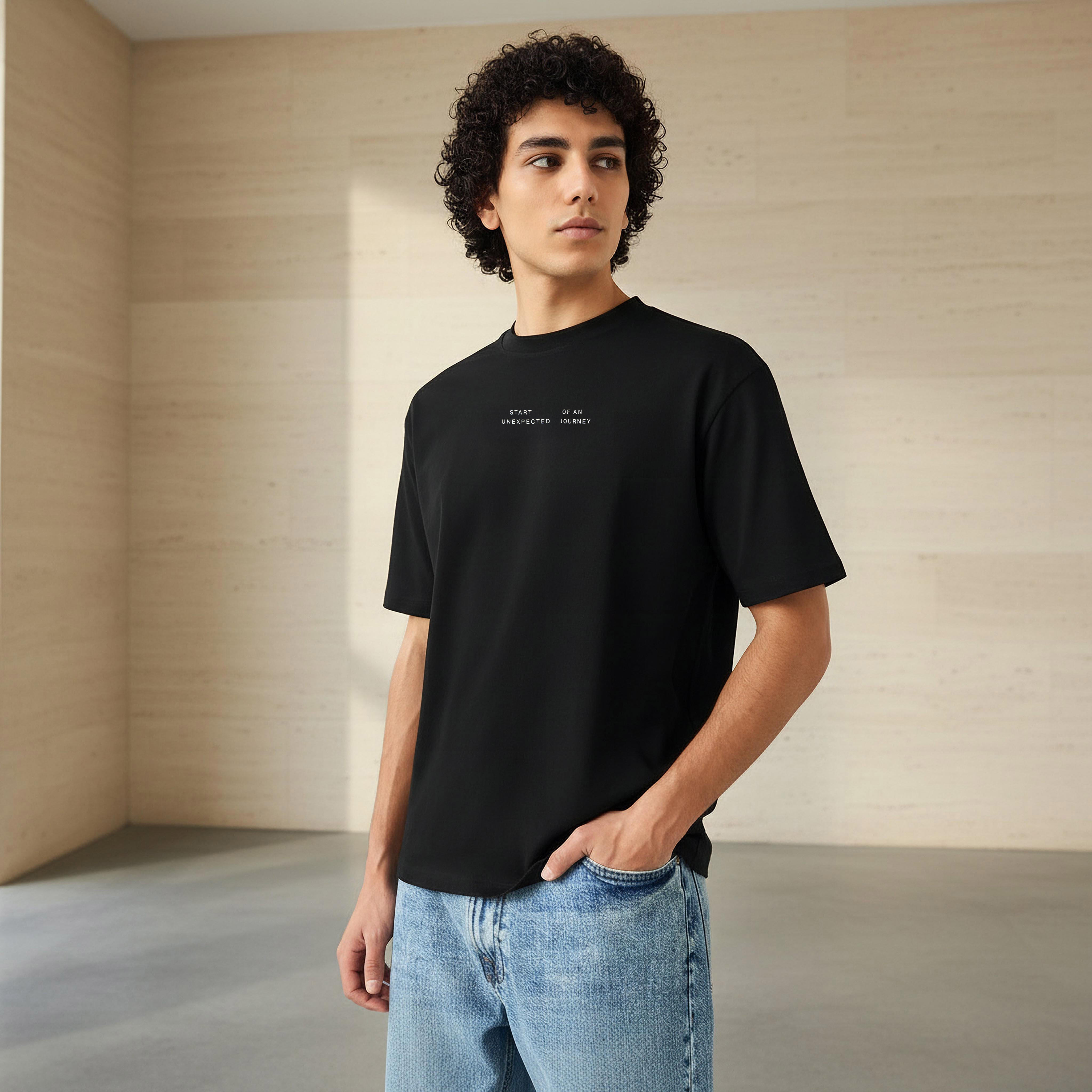 Men Regular Fit Crew Neck Short Sleeves Printed T-shirt-PROMO_SP_AE_2FOR59_110625-image-1